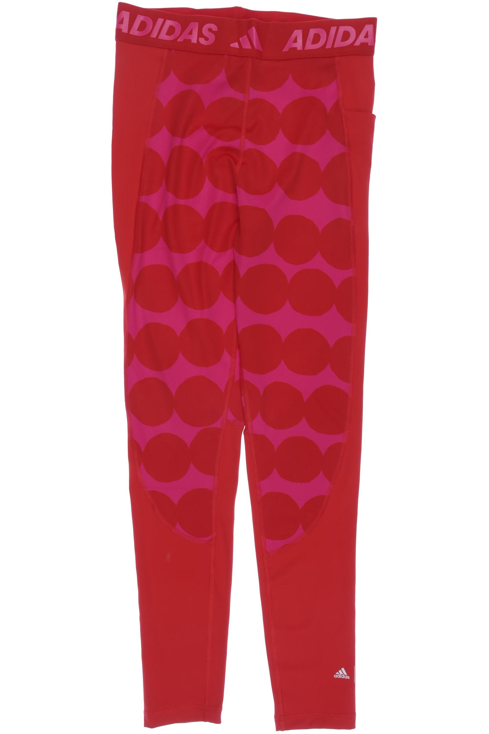 

adidas Damen Stoffhose, rot, Gr. 0