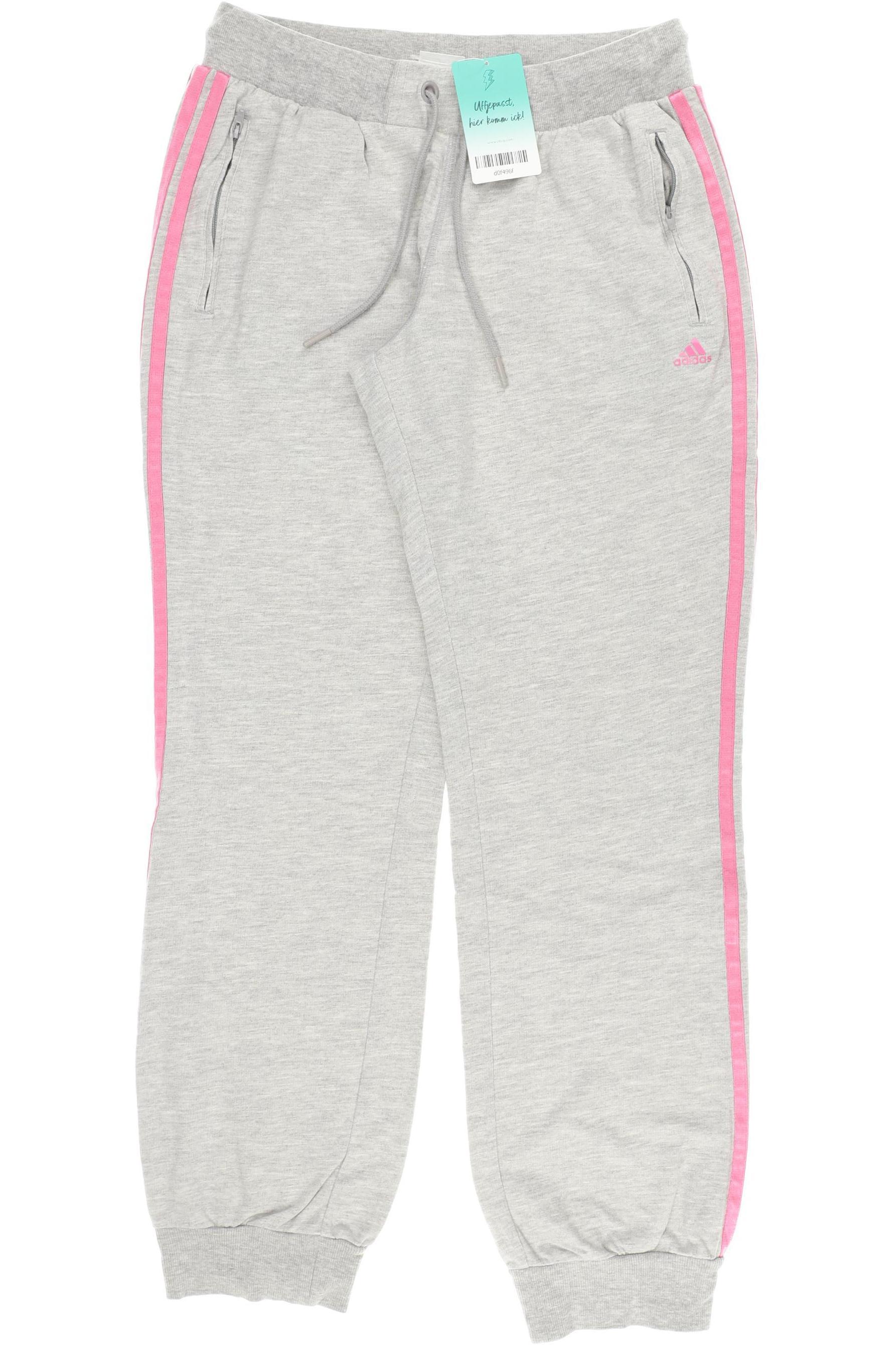 

adidas Damen Stoffhose, grau, Gr.