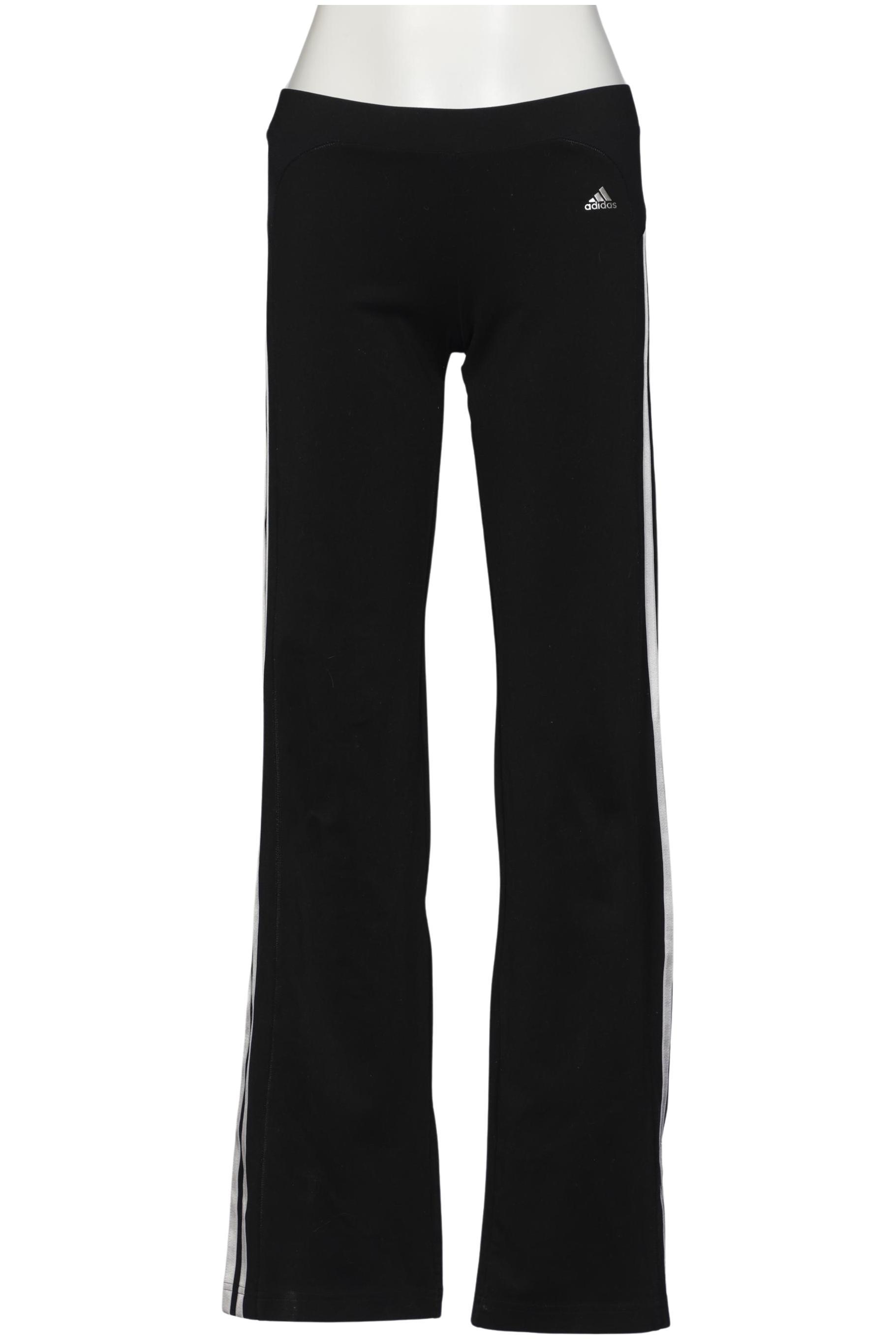 

adidas Damen Stoffhose, schwarz, Gr. 38