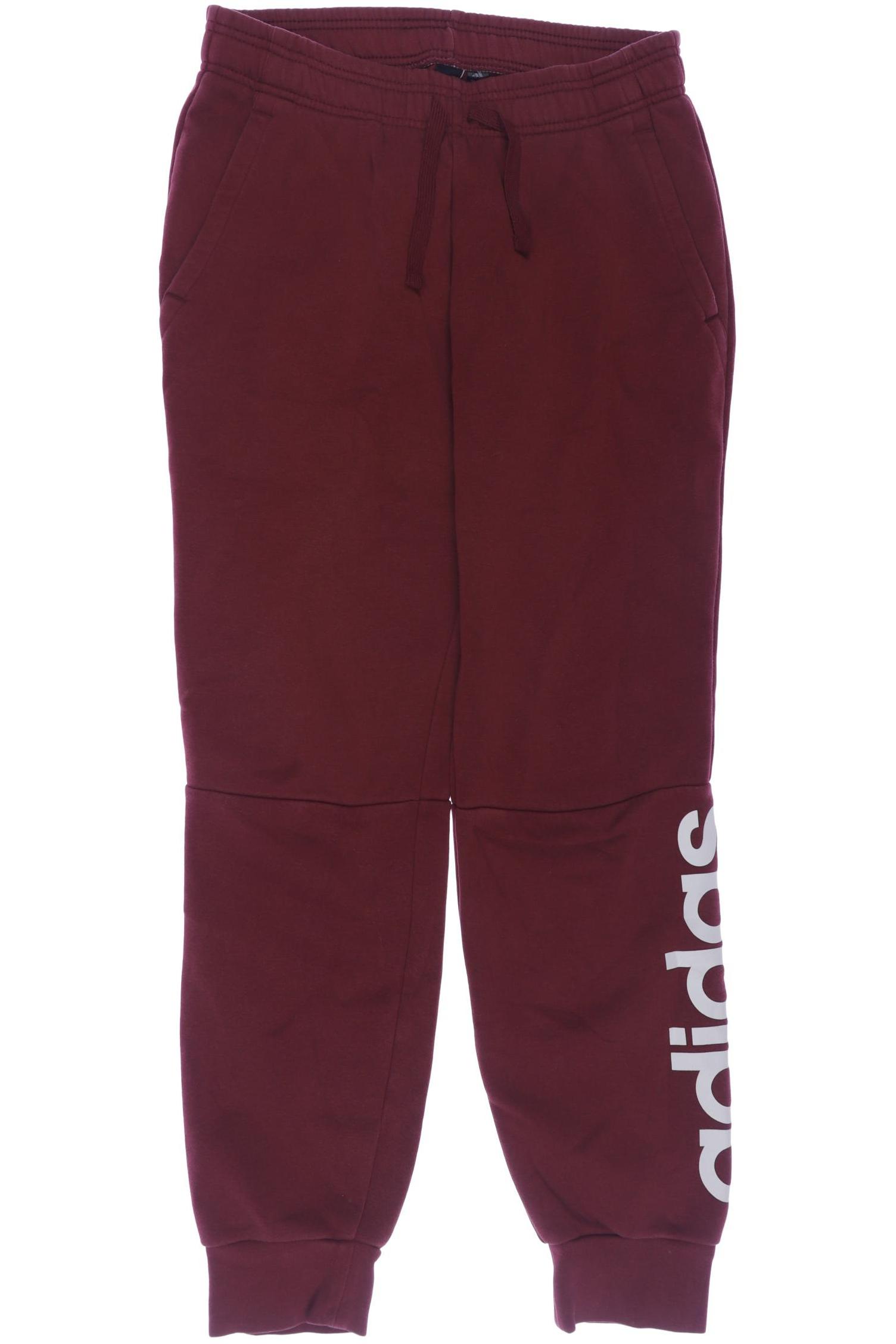 

adidas Damen Stoffhose, bordeaux, Gr. 0