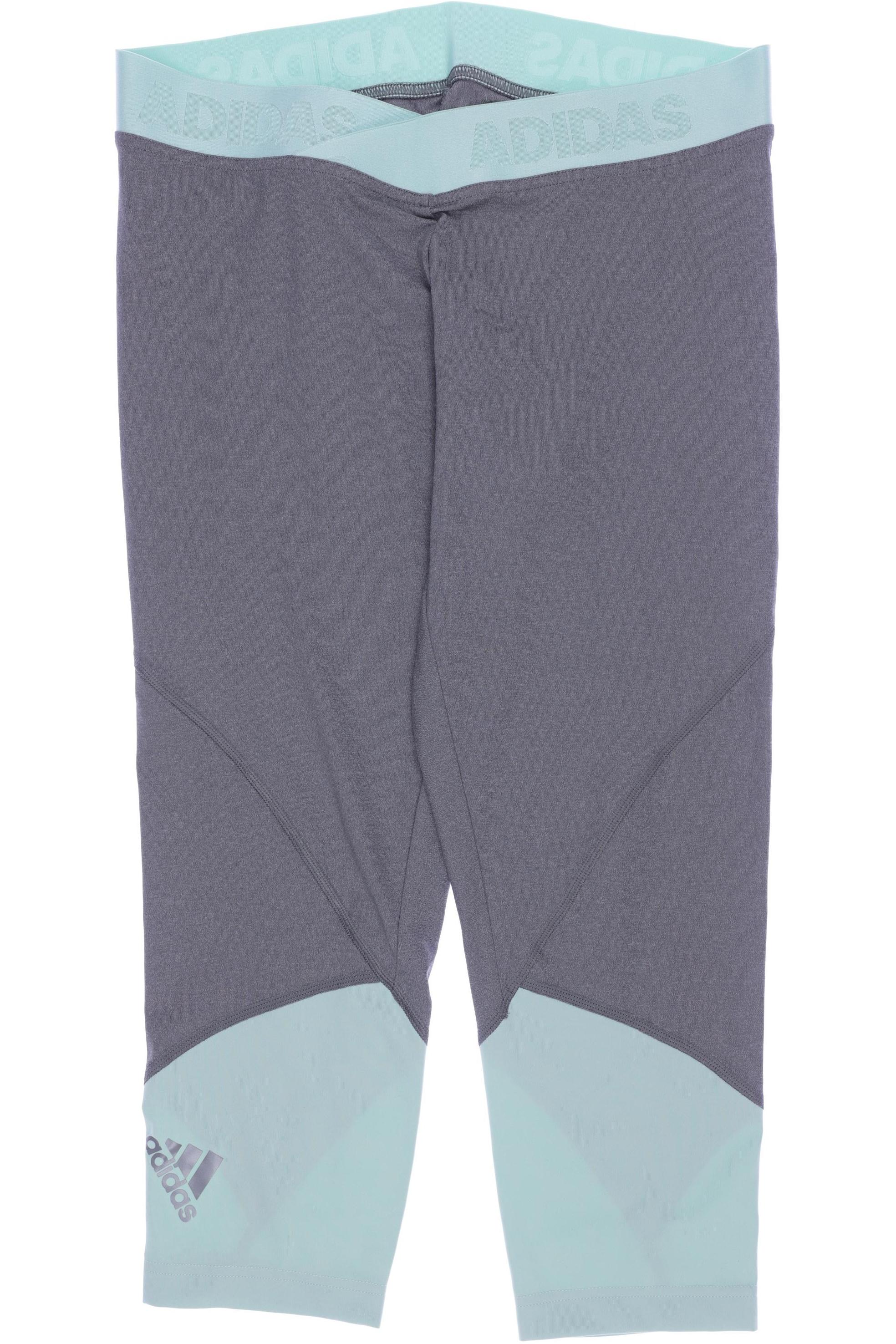 

adidas Damen Stoffhose, grau, Gr. 0