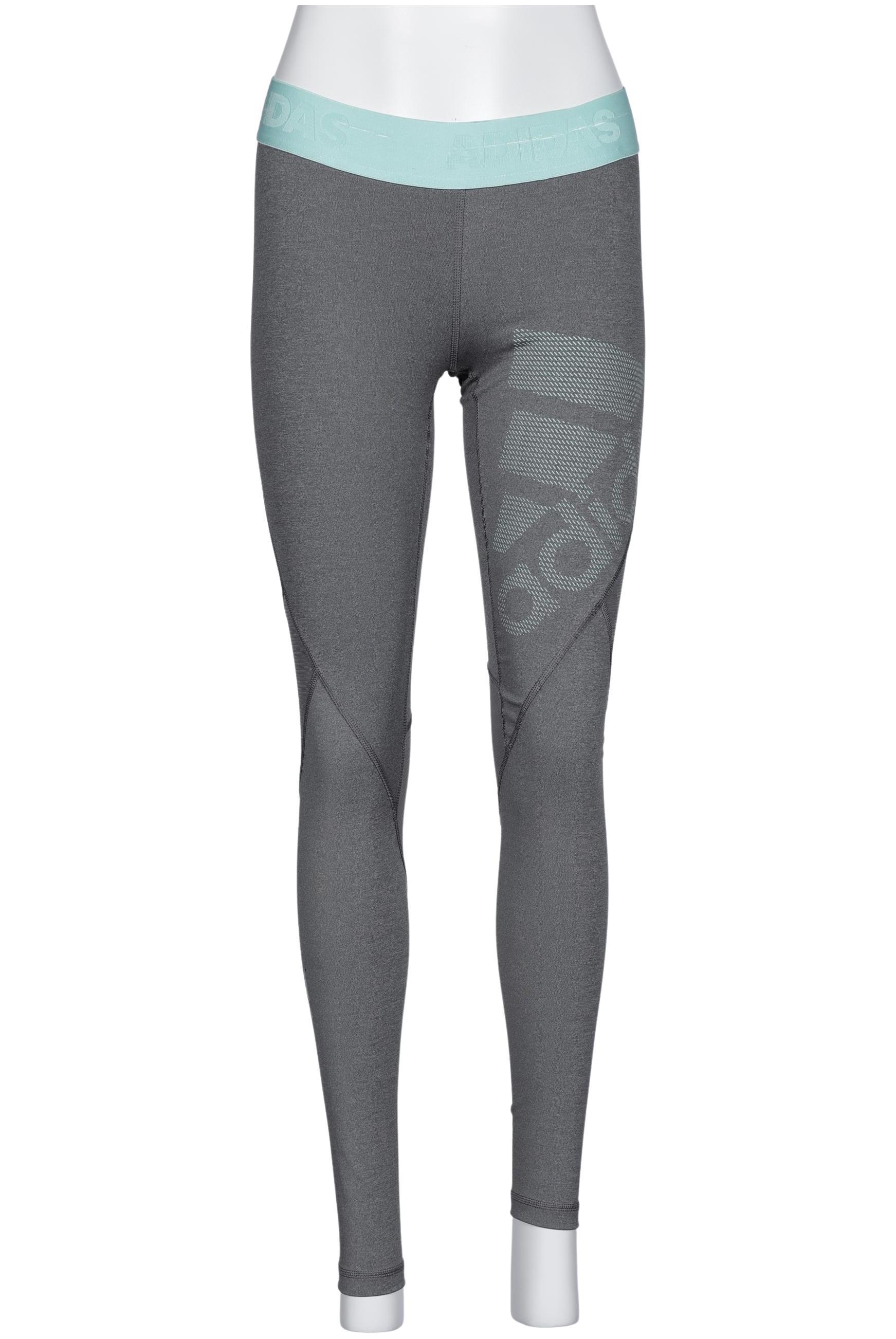 

adidas Damen Stoffhose, grau, Gr. 0