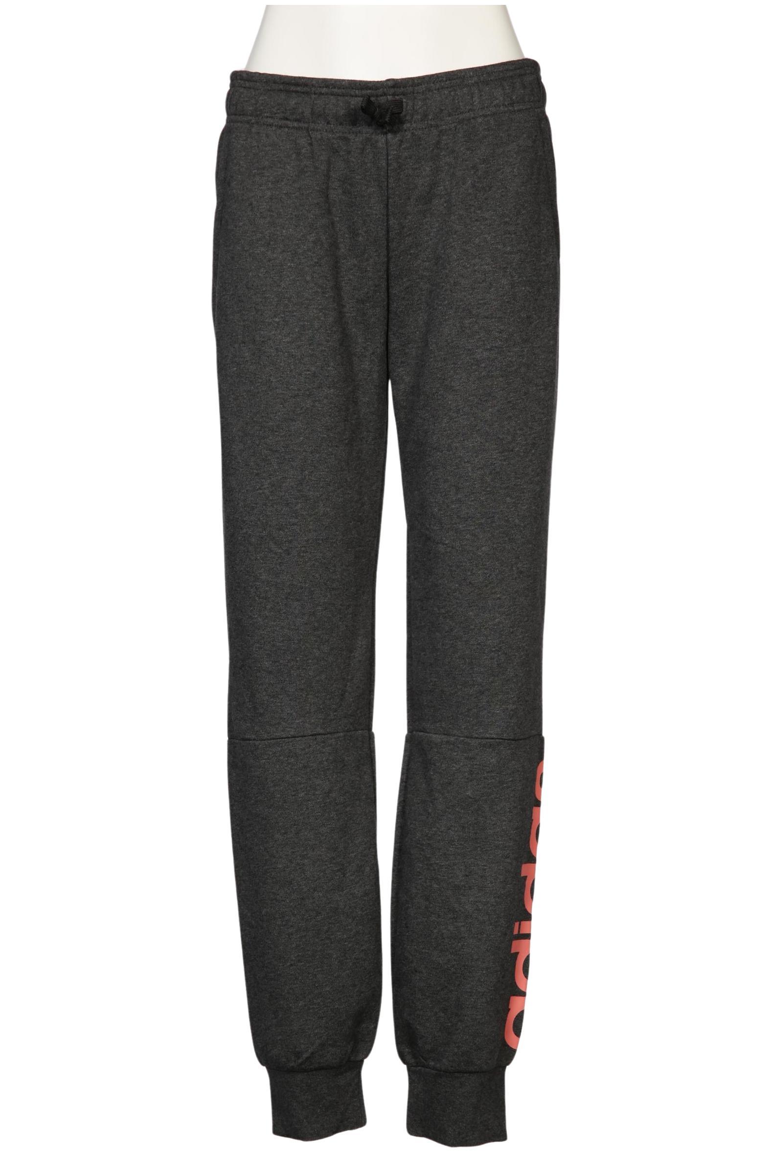 

adidas Damen Stoffhose, grau, Gr. 38