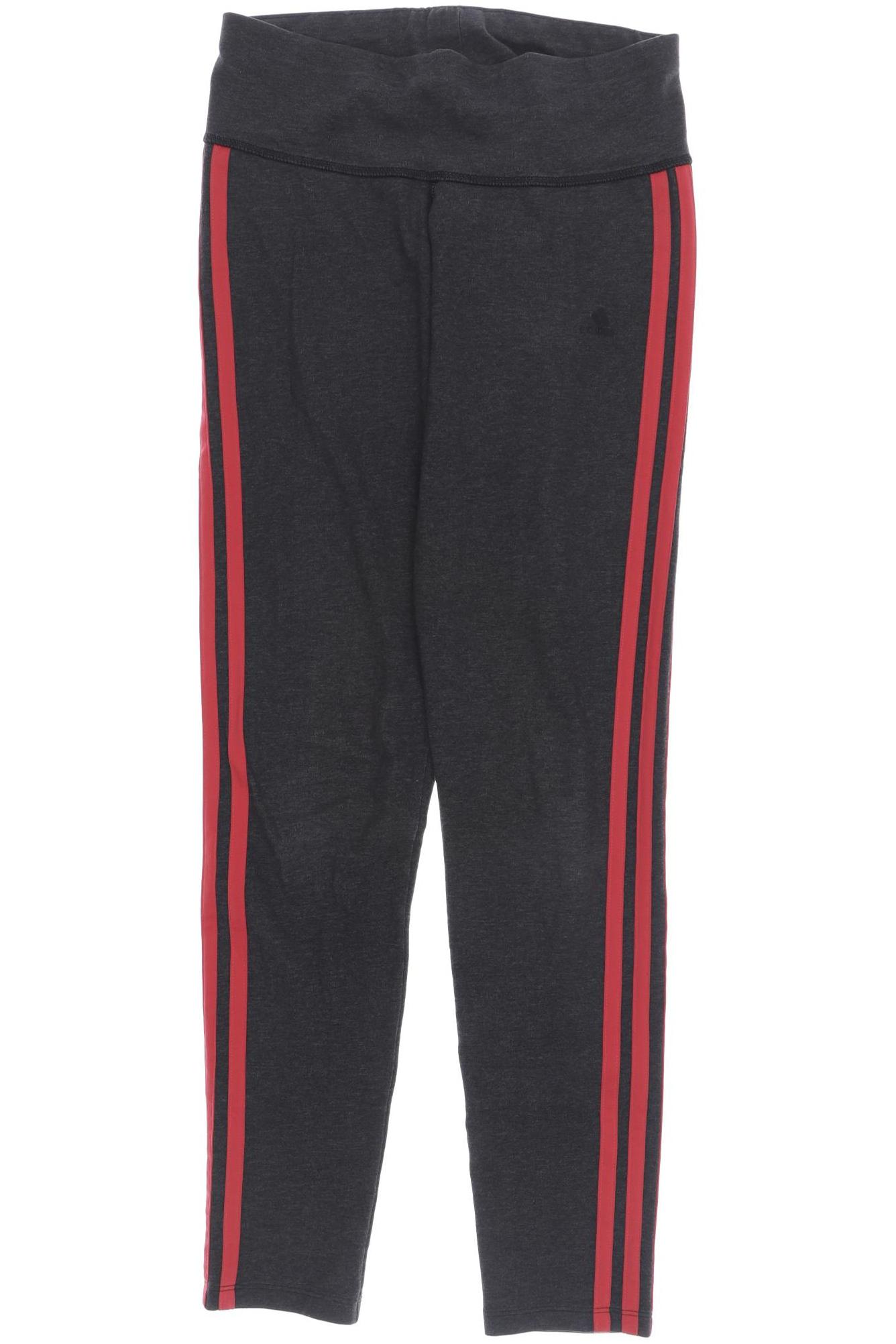 

adidas Damen Stoffhose, grau, Gr. 0