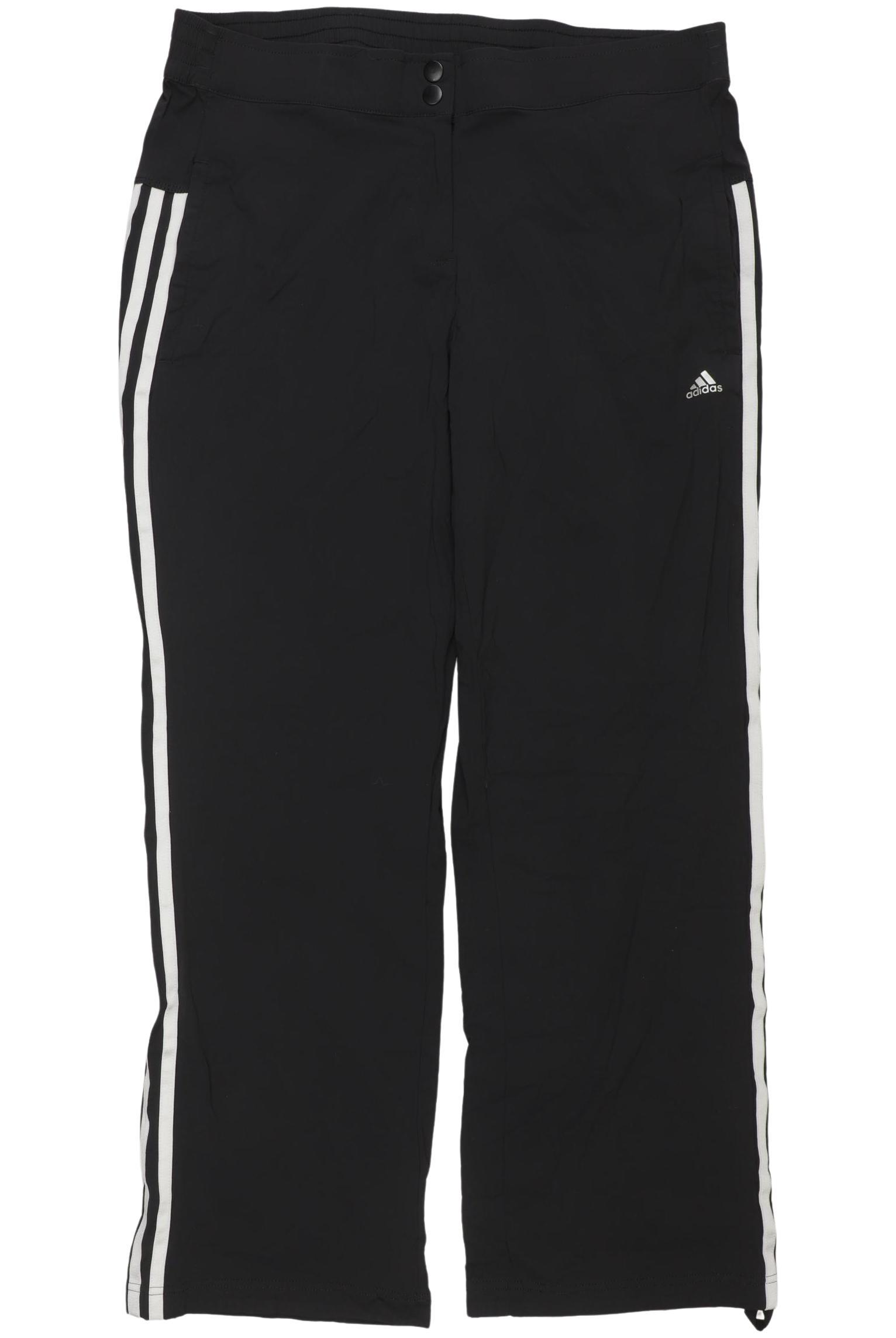

adidas Damen Stoffhose, schwarz, Gr. 40