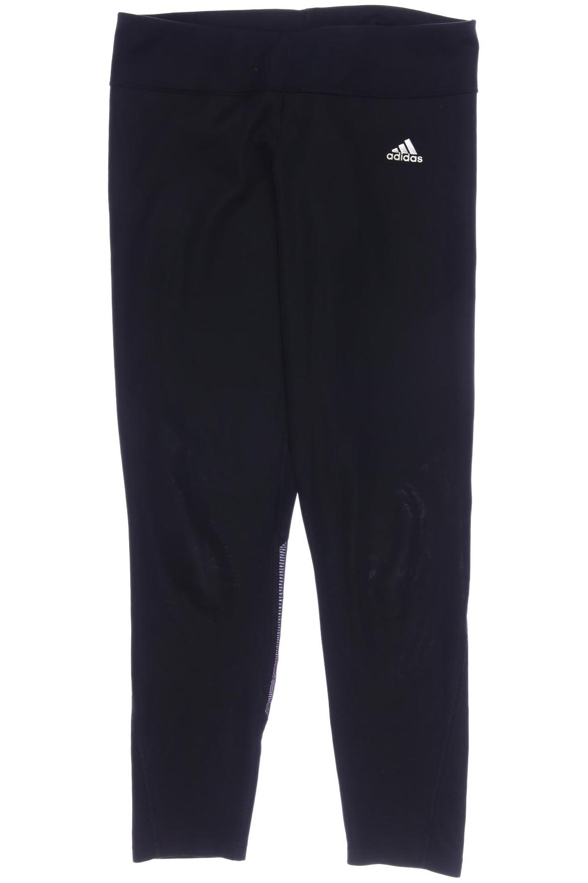 

adidas Damen Stoffhose, schwarz, Gr. 38
