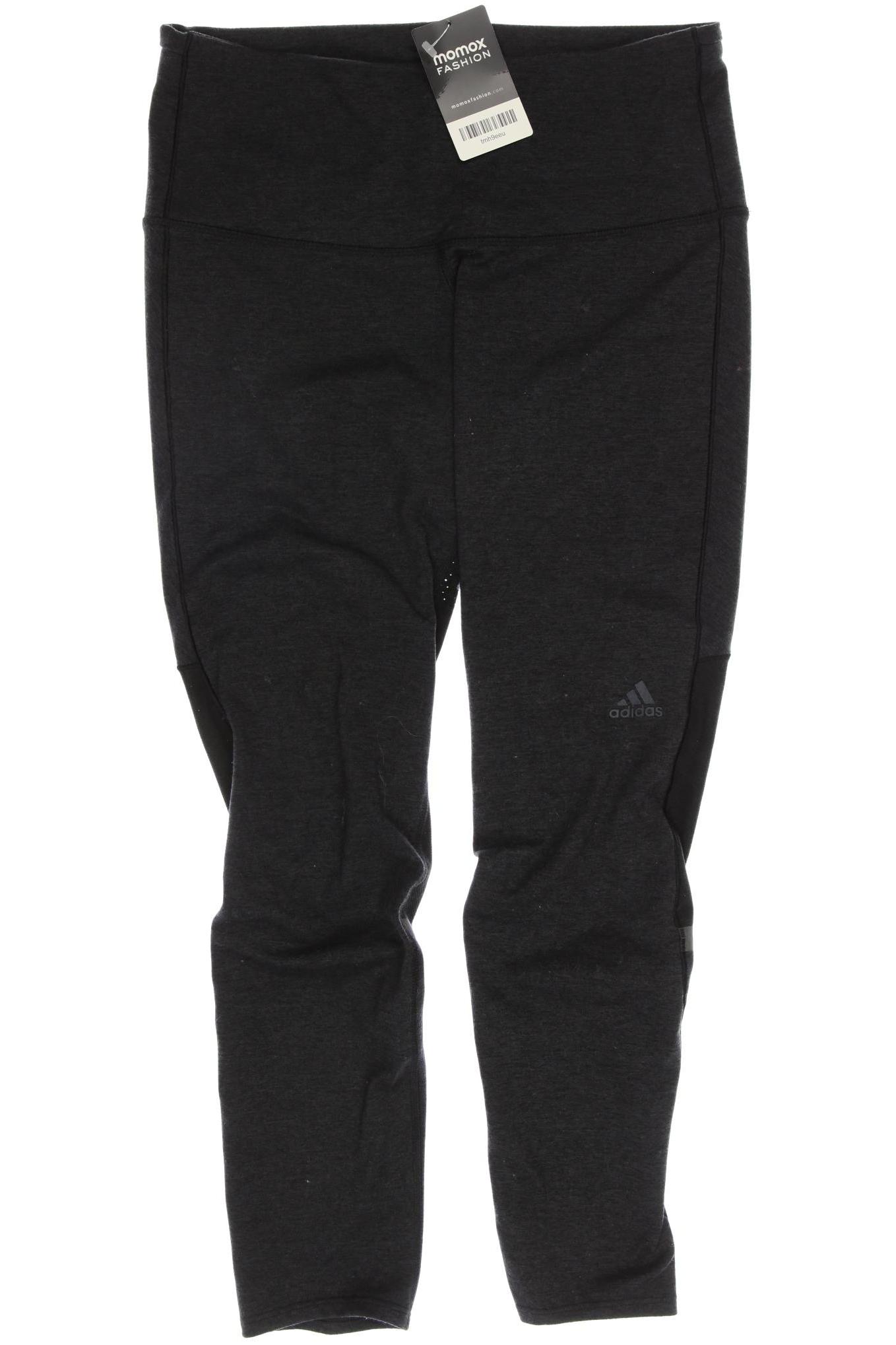 

adidas Damen Stoffhose, grau, Gr. 36