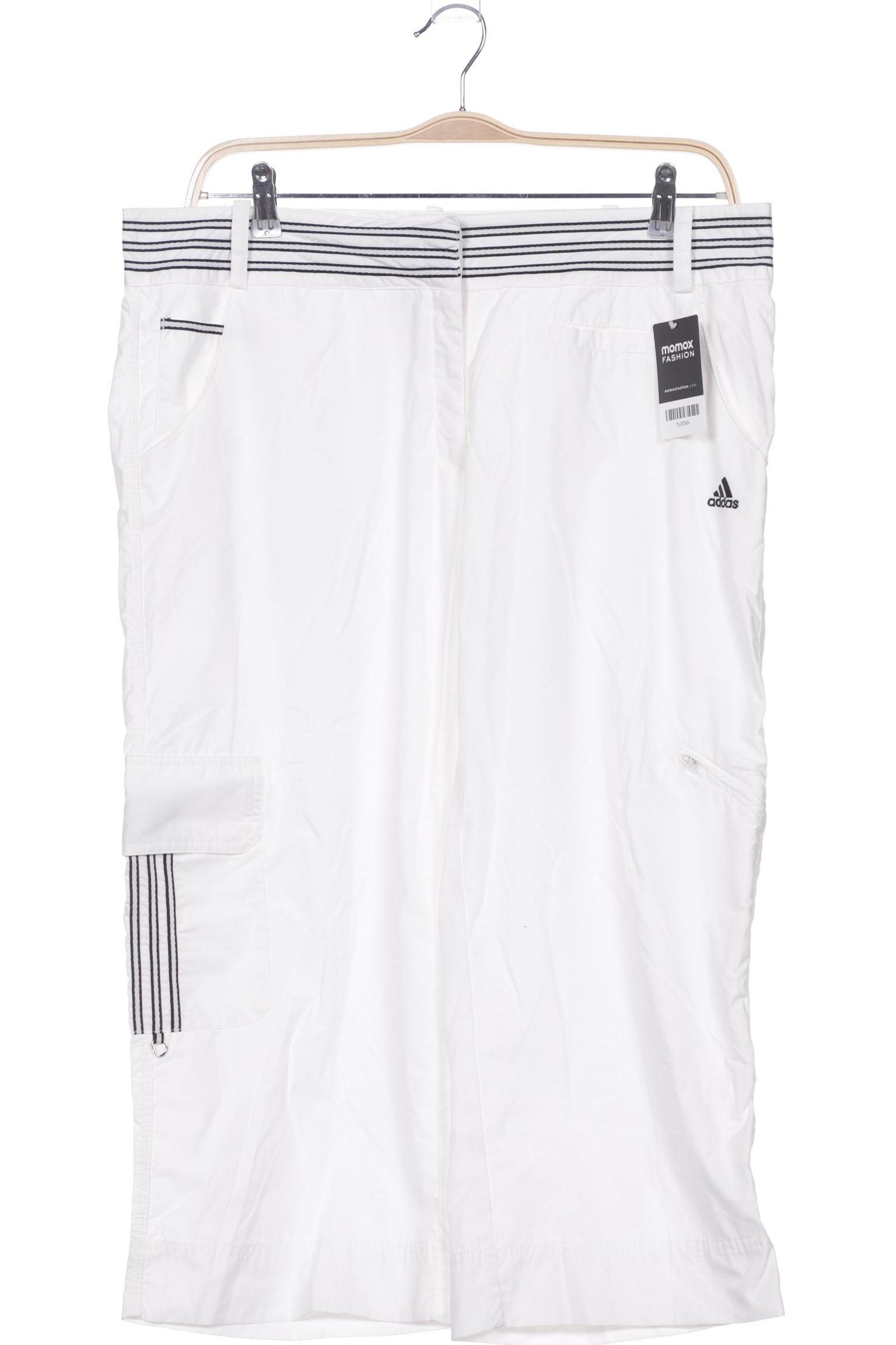 

adidas Damen Stoffhose, weiß, Gr. 46