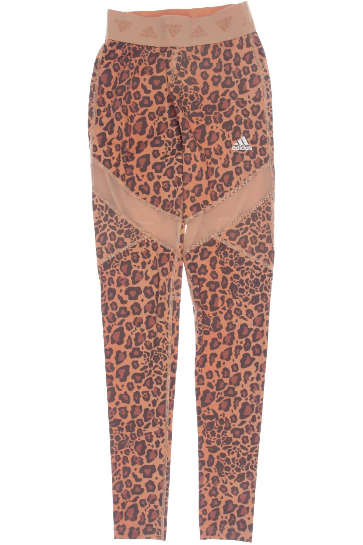 

adidas Damen Stoffhose, orange, Gr. 0