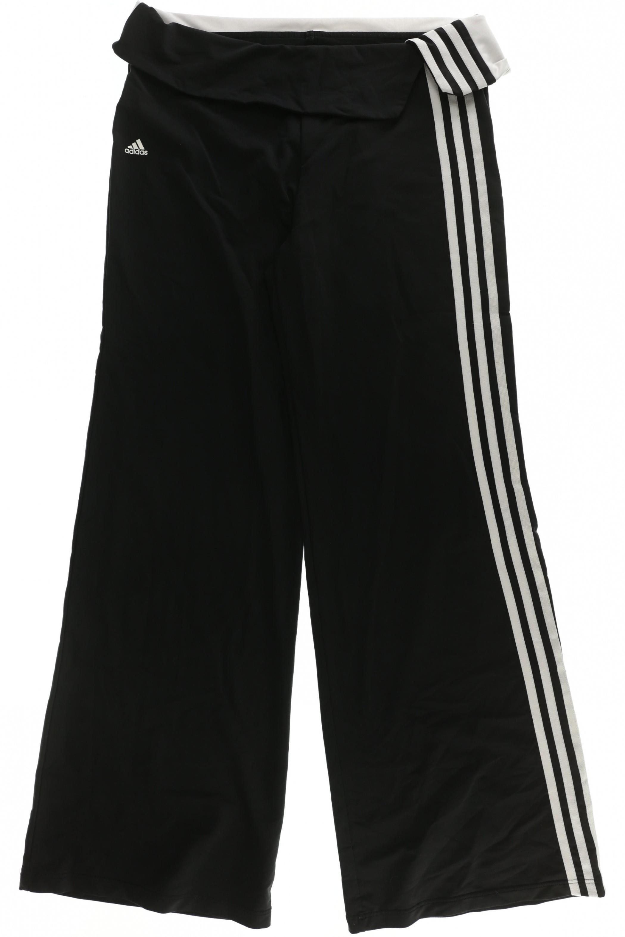 

adidas Damen Stoffhose, schwarz, Gr.