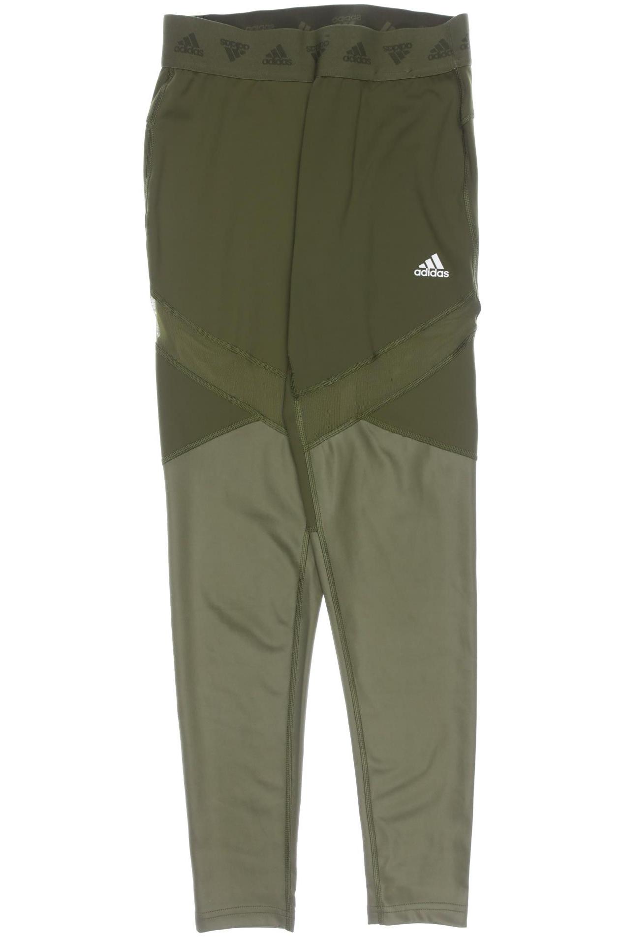 

adidas Damen Stoffhose, grün, Gr. 0