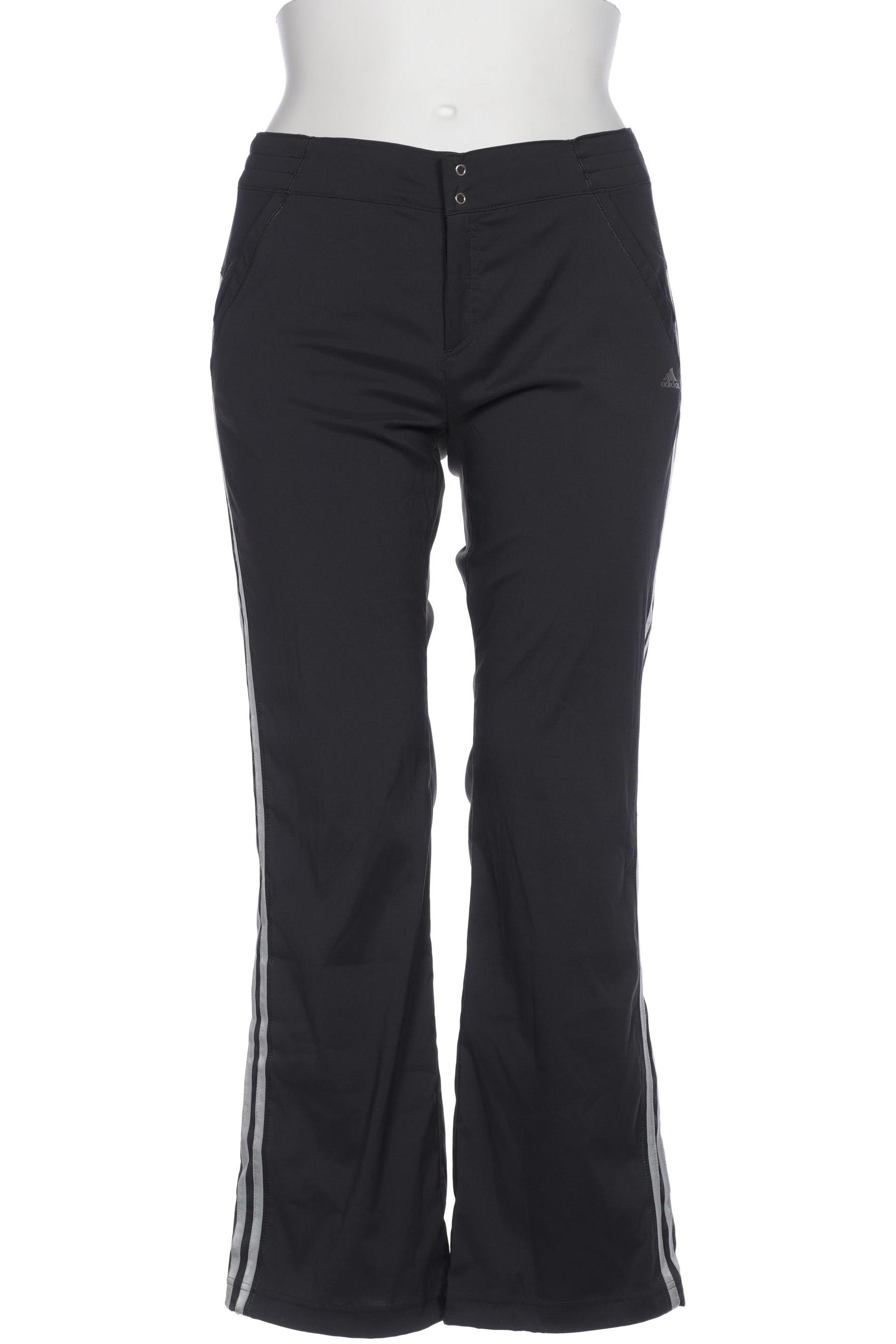 

adidas Damen Stoffhose, grau, Gr. 44