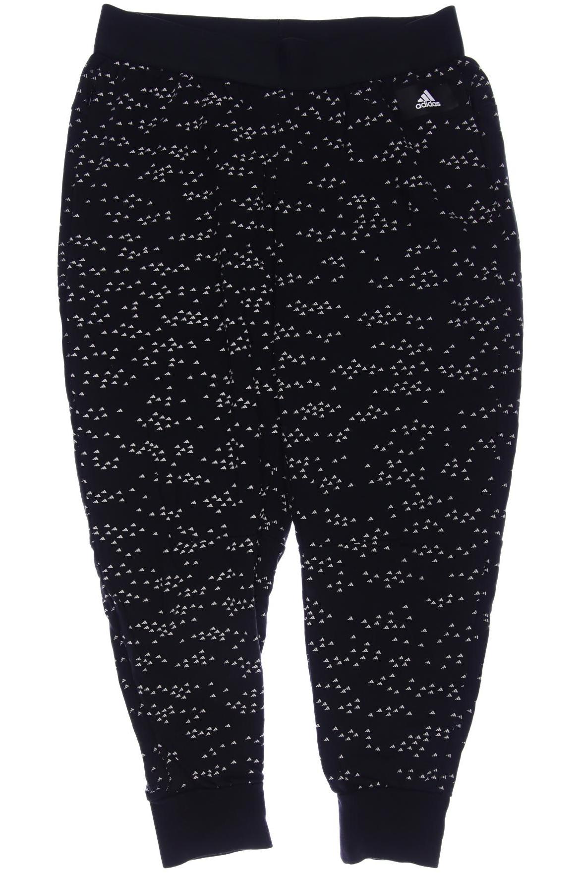 

adidas Damen Stoffhose, schwarz, Gr. 0