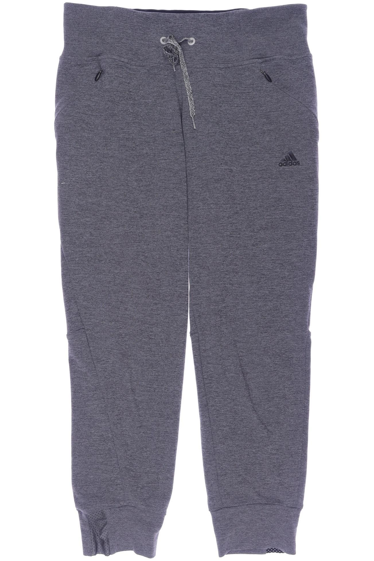 

adidas Damen Stoffhose, grau, Gr. 0