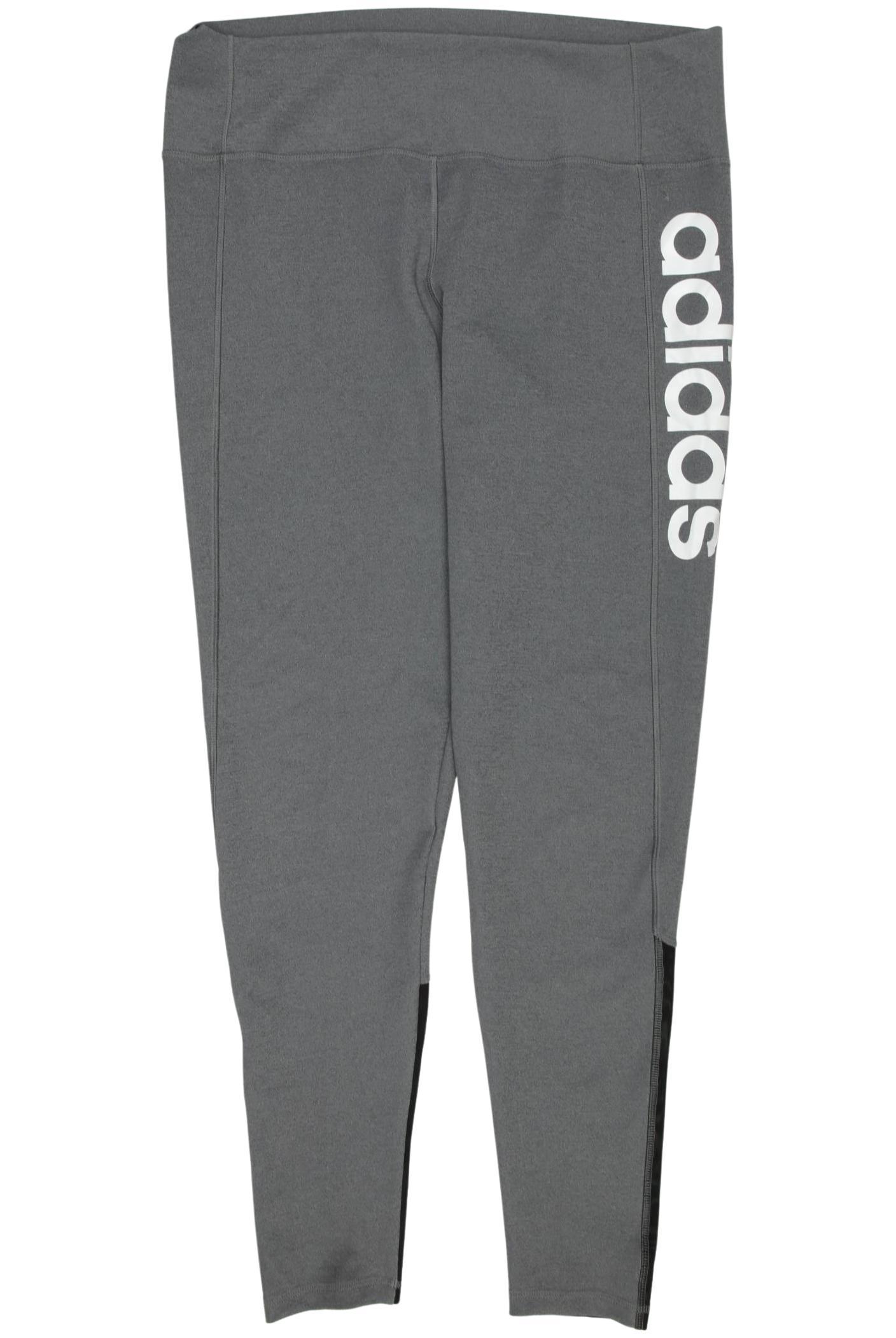 

adidas Damen Stoffhose, grau, Gr. 0