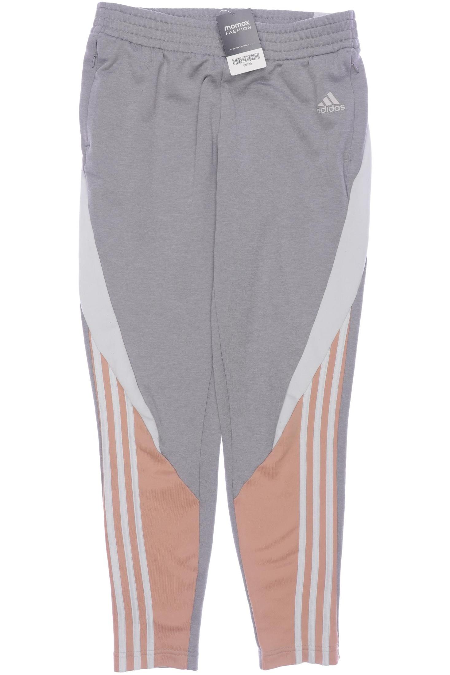 

adidas Damen Stoffhose, grau, Gr. 0