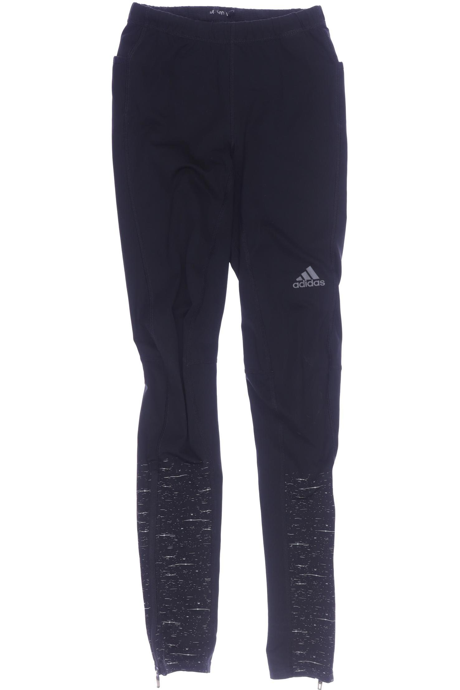

adidas Damen Stoffhose, schwarz, Gr. 0