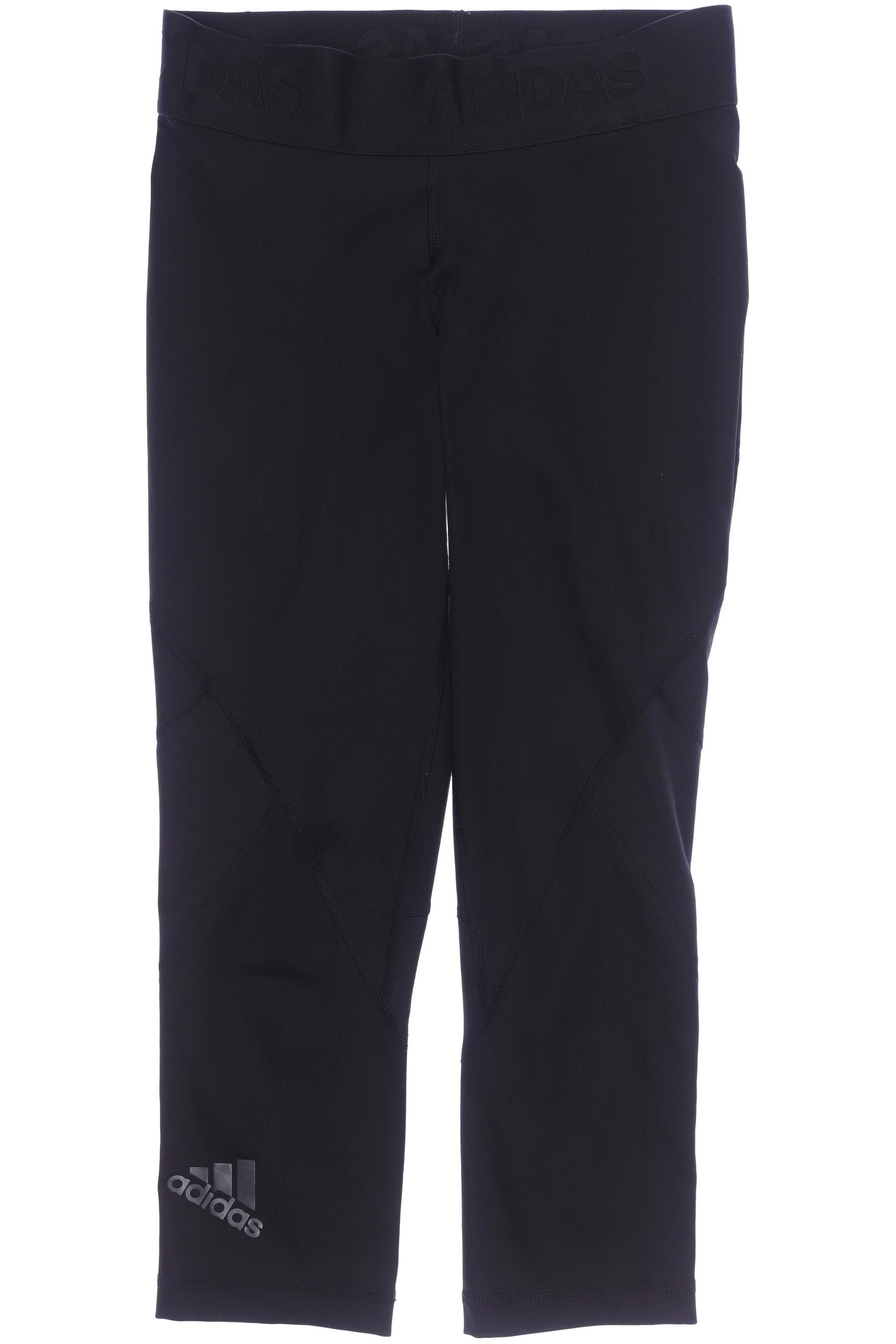 

adidas Damen Stoffhose, schwarz, Gr. 0