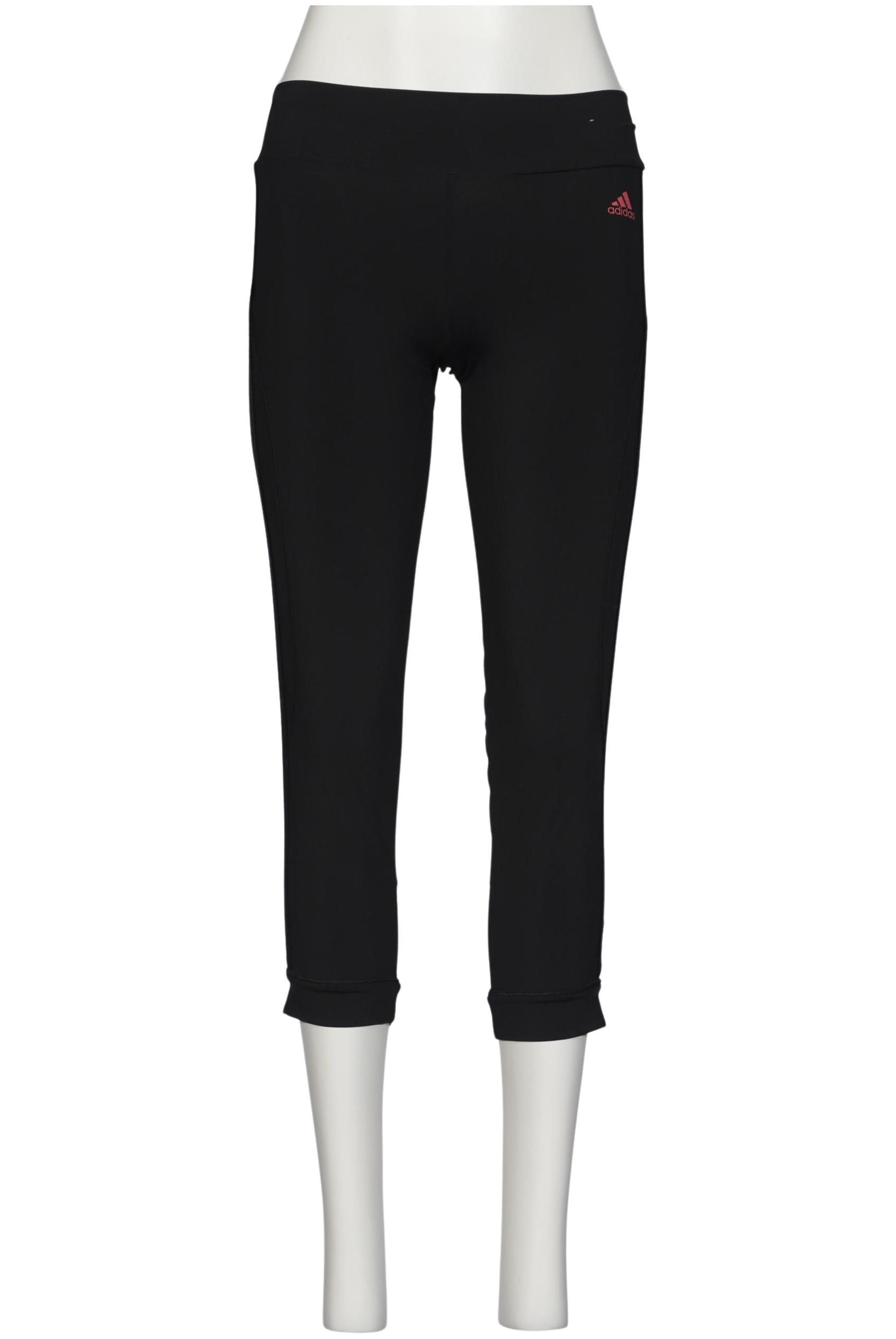 

adidas Damen Stoffhose, schwarz, Gr. 38