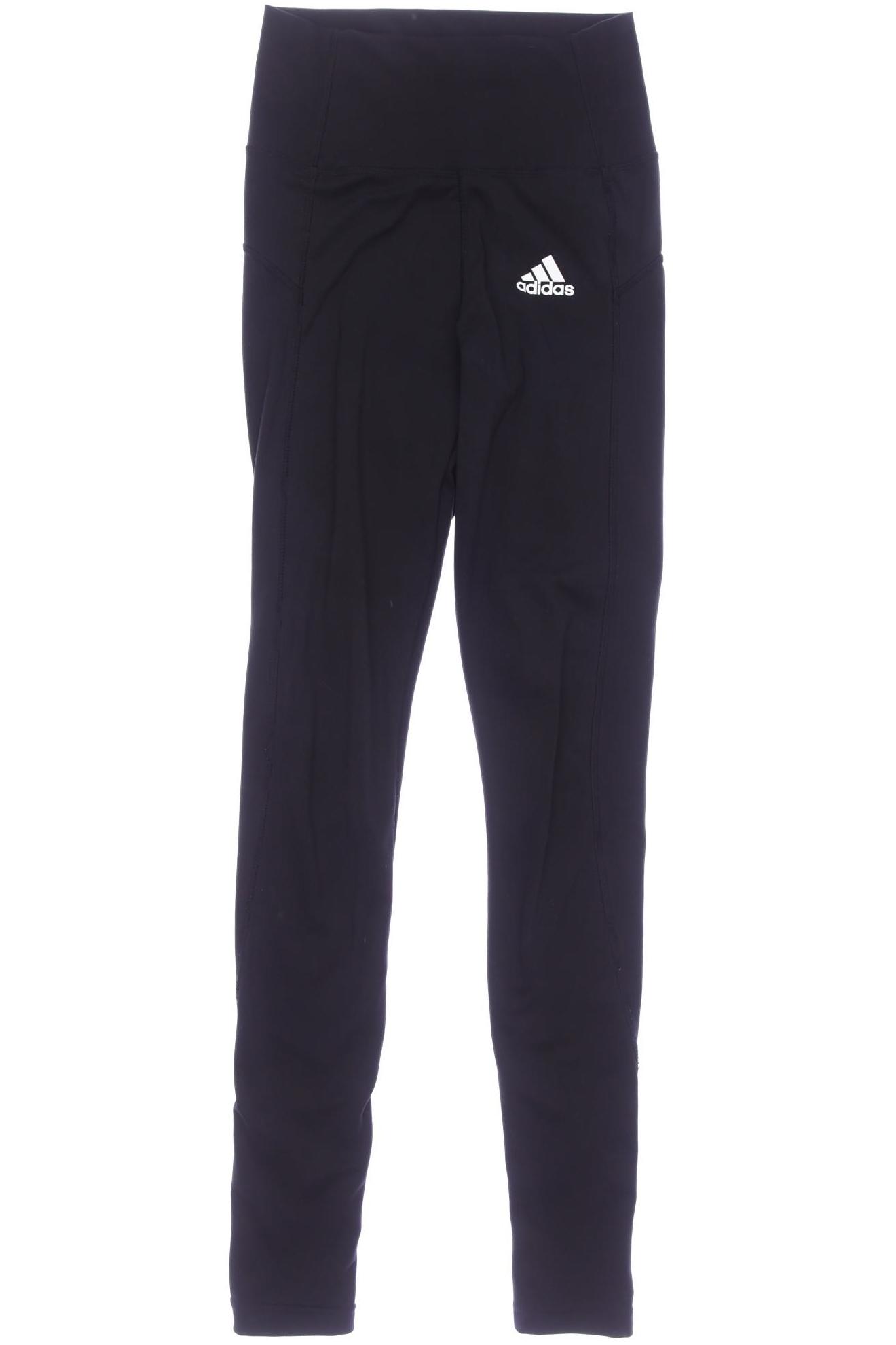 

adidas Damen Stoffhose, schwarz, Gr. 0