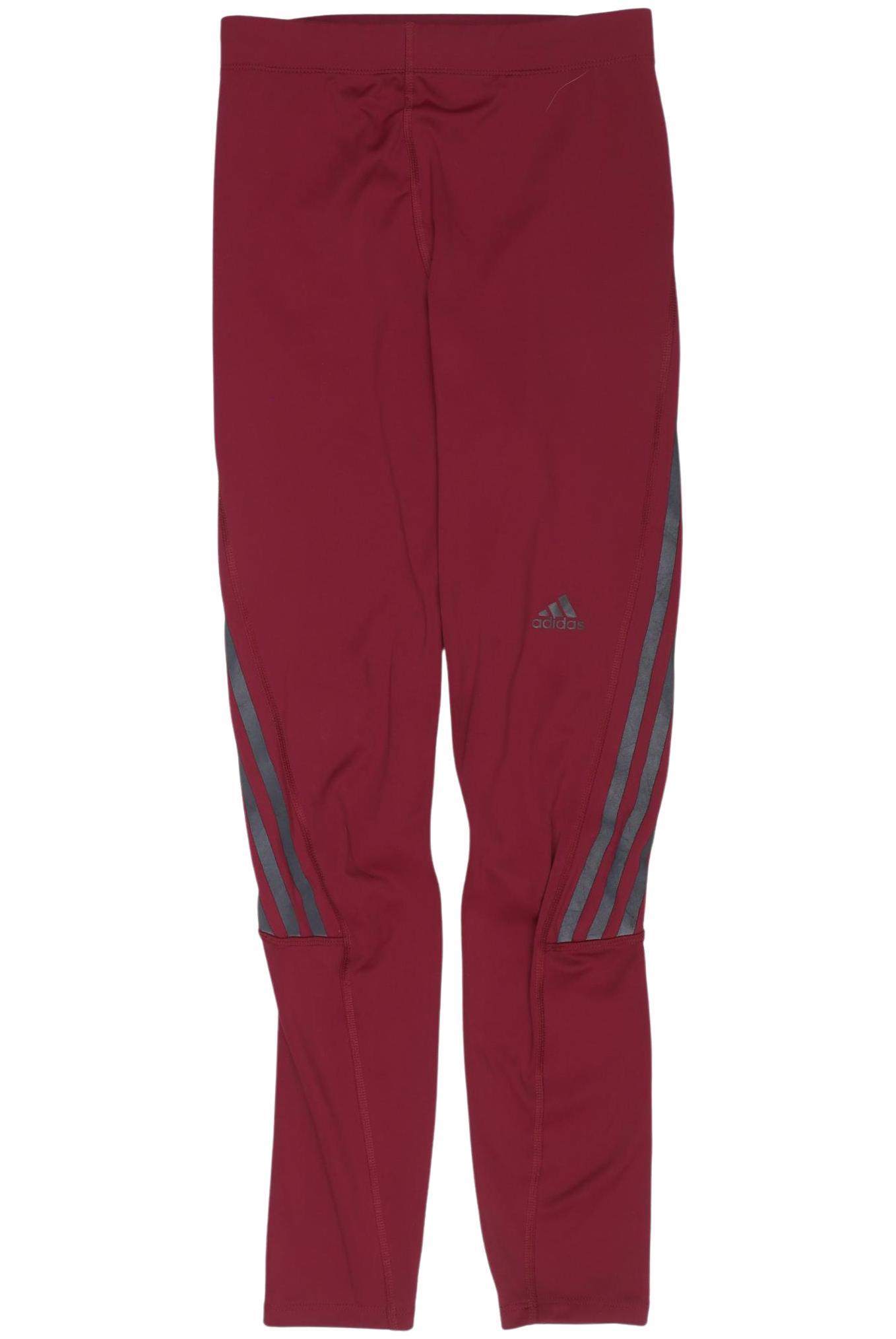 

adidas Damen Stoffhose, rot, Gr. 0