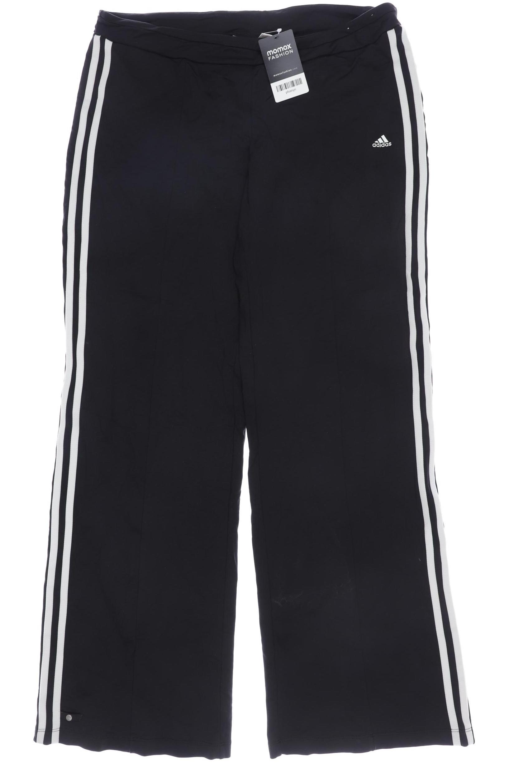 

adidas Damen Stoffhose, schwarz, Gr. 42