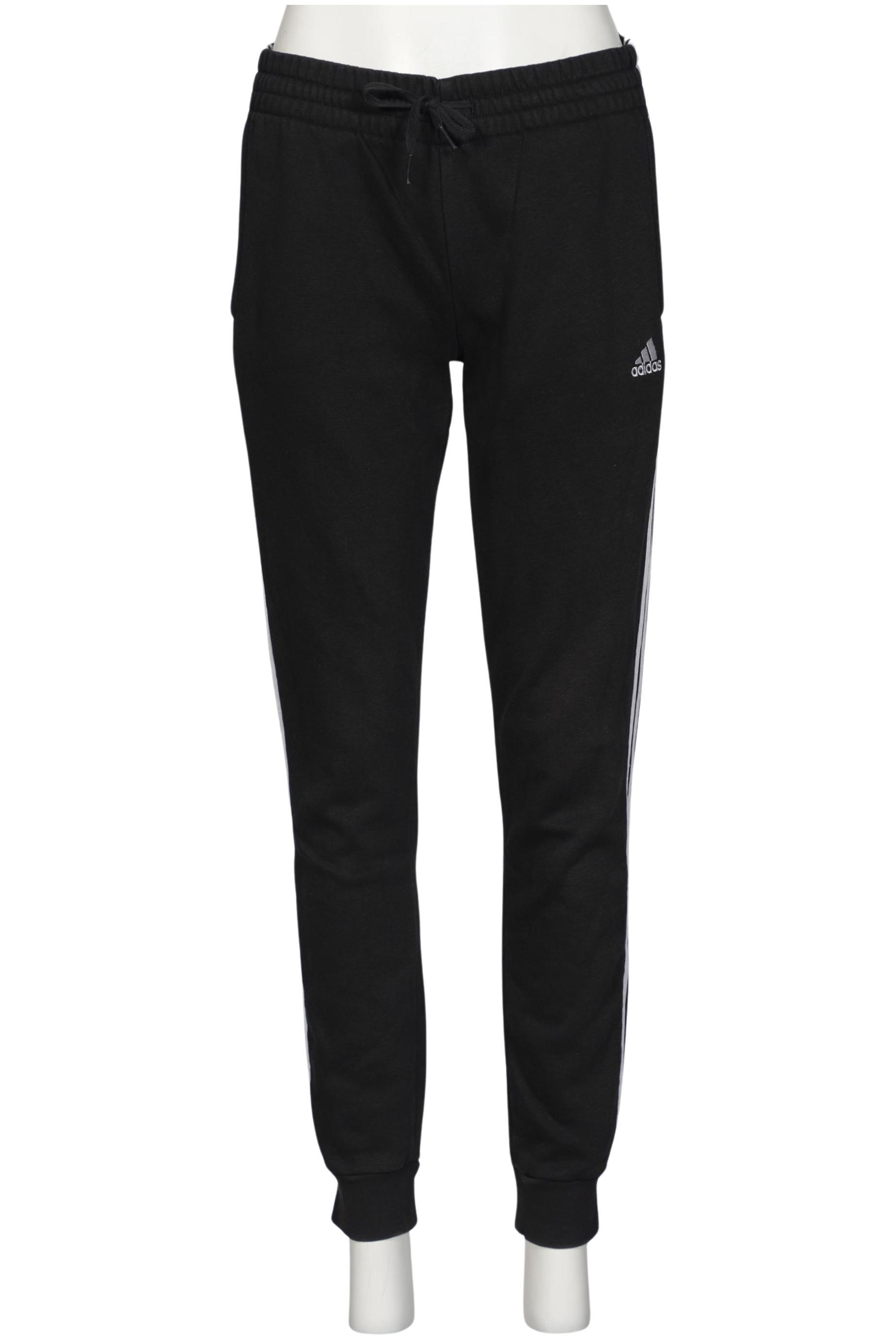 

adidas Damen Stoffhose, schwarz, Gr. 0