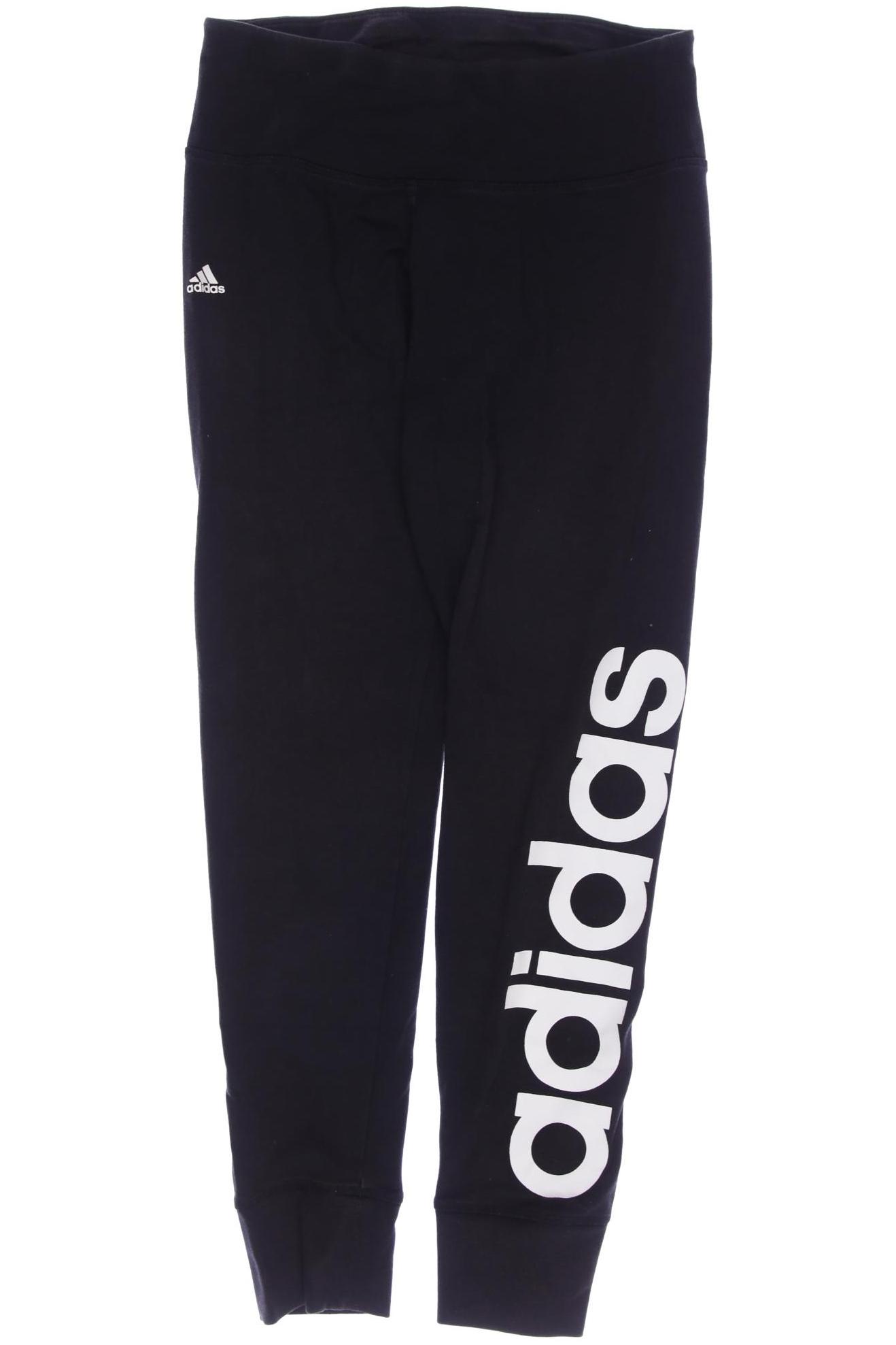 

adidas Damen Stoffhose, schwarz, Gr. 0