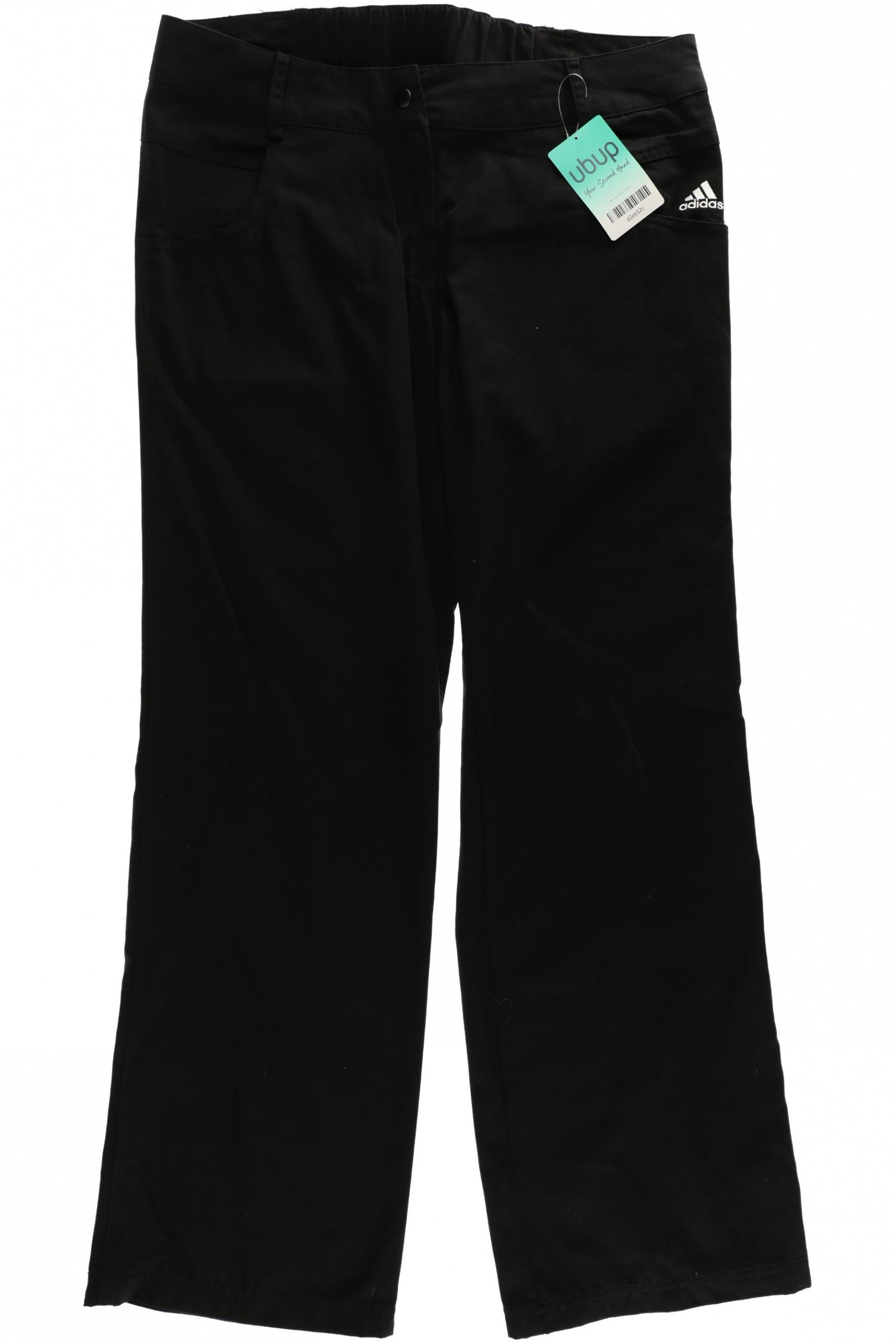 

adidas Damen Stoffhose, schwarz, Gr. 40