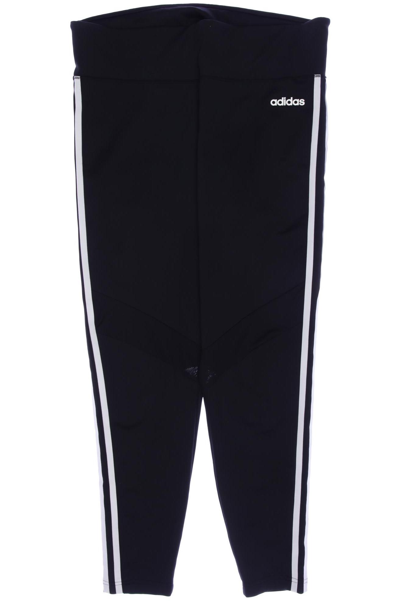 

adidas Damen Stoffhose, schwarz, Gr. 0
