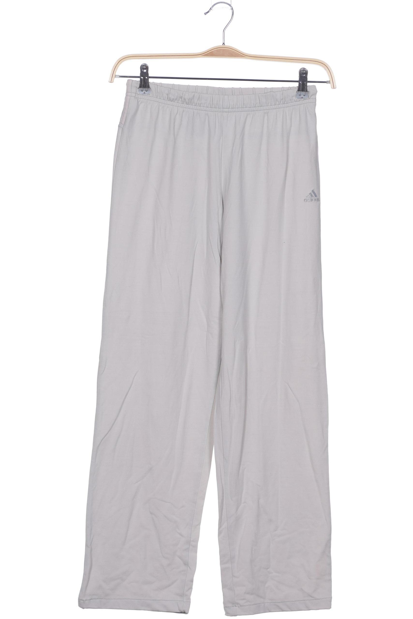 

adidas Damen Stoffhose, grau, Gr. 38