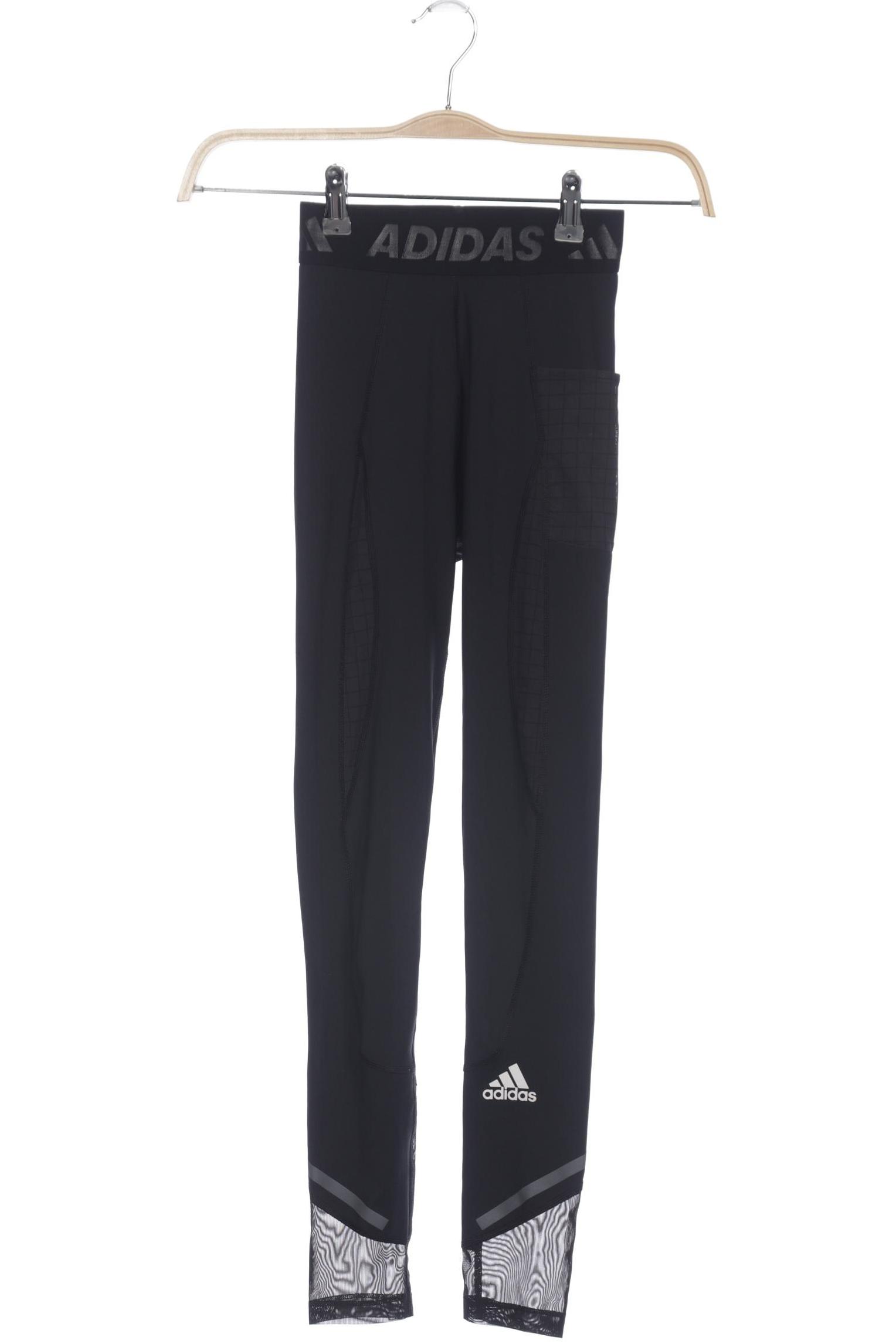 

adidas Damen Stoffhose, schwarz, Gr. 0