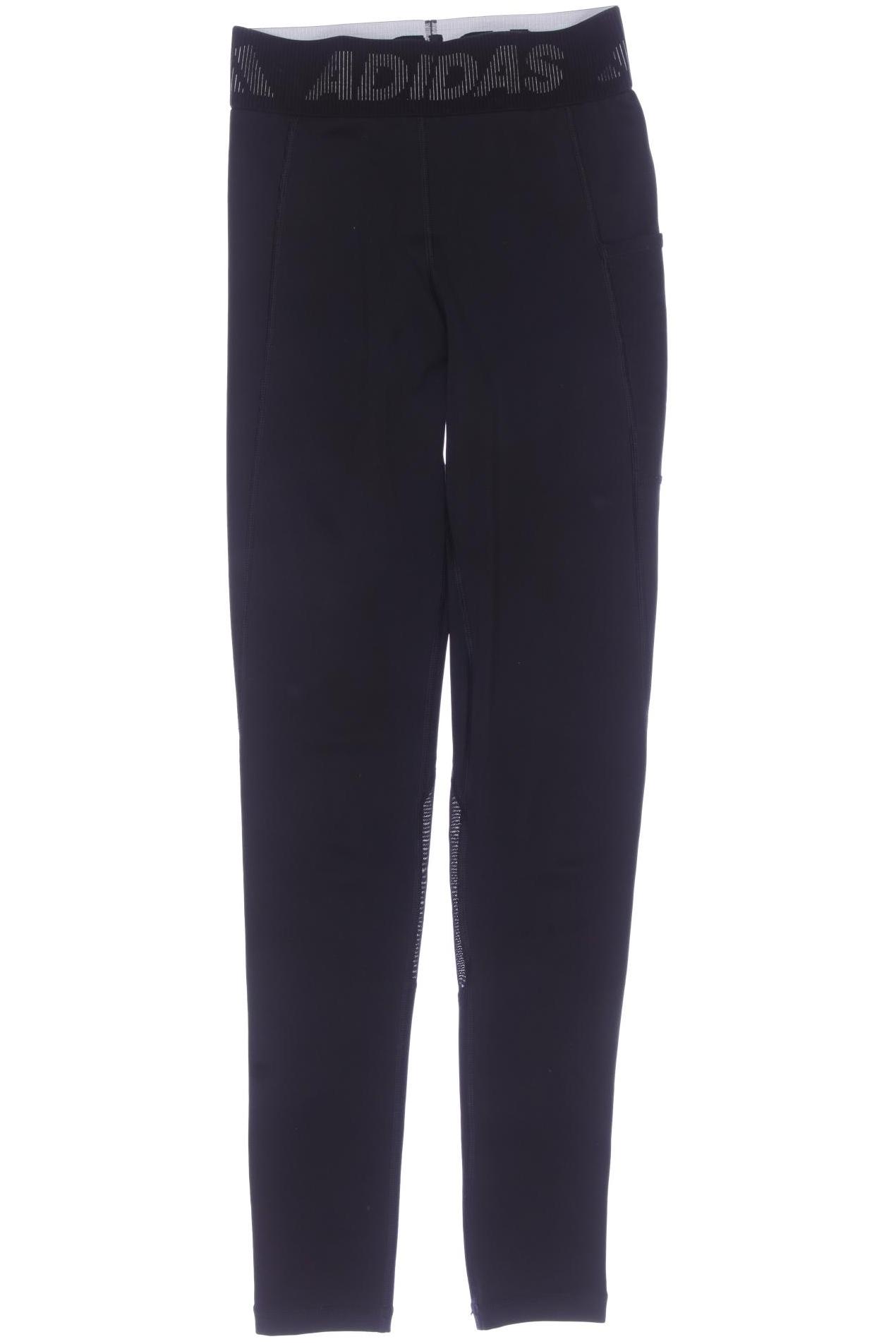 

adidas Damen Stoffhose, schwarz, Gr. 0