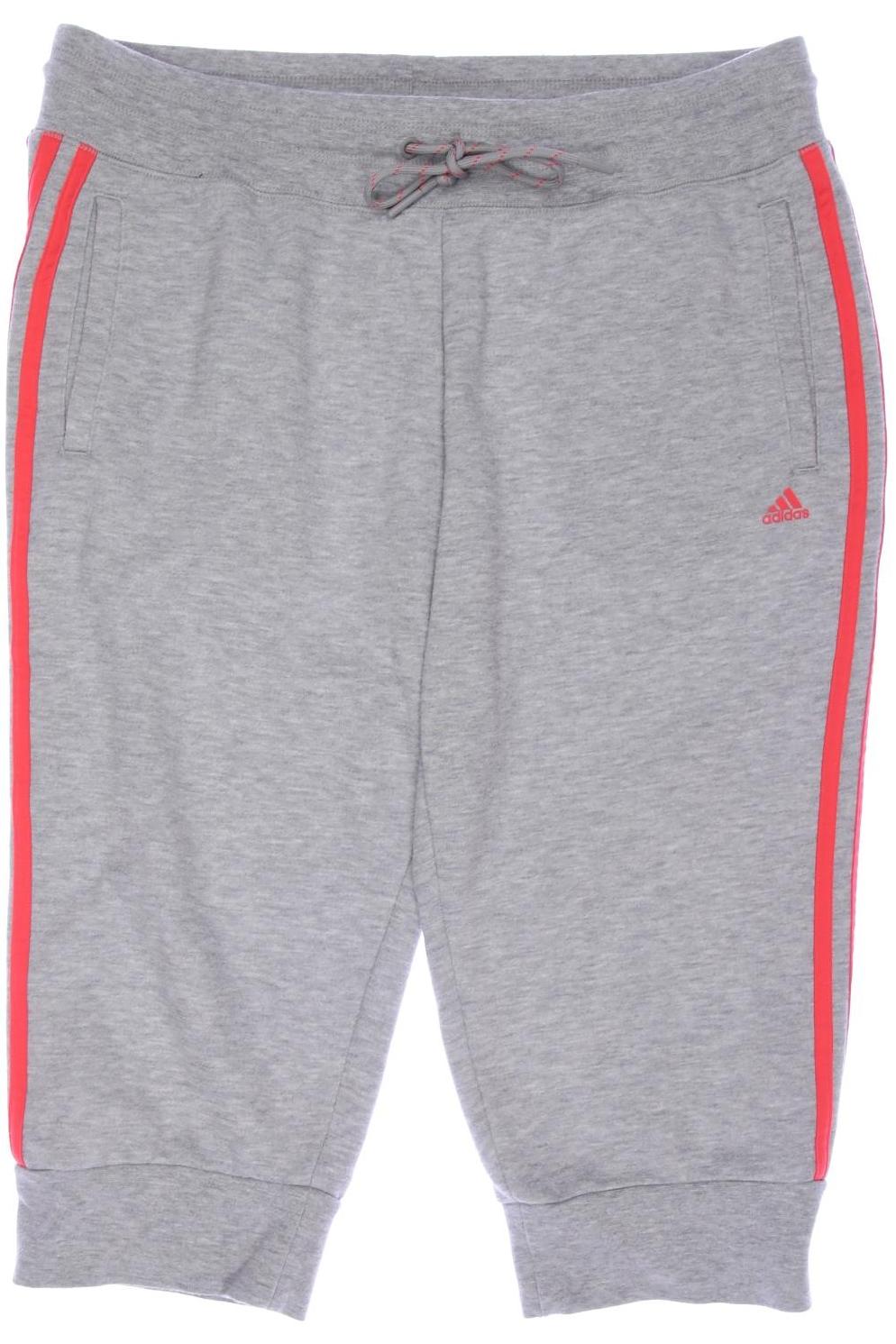 

adidas Damen Stoffhose, grau, Gr. 0