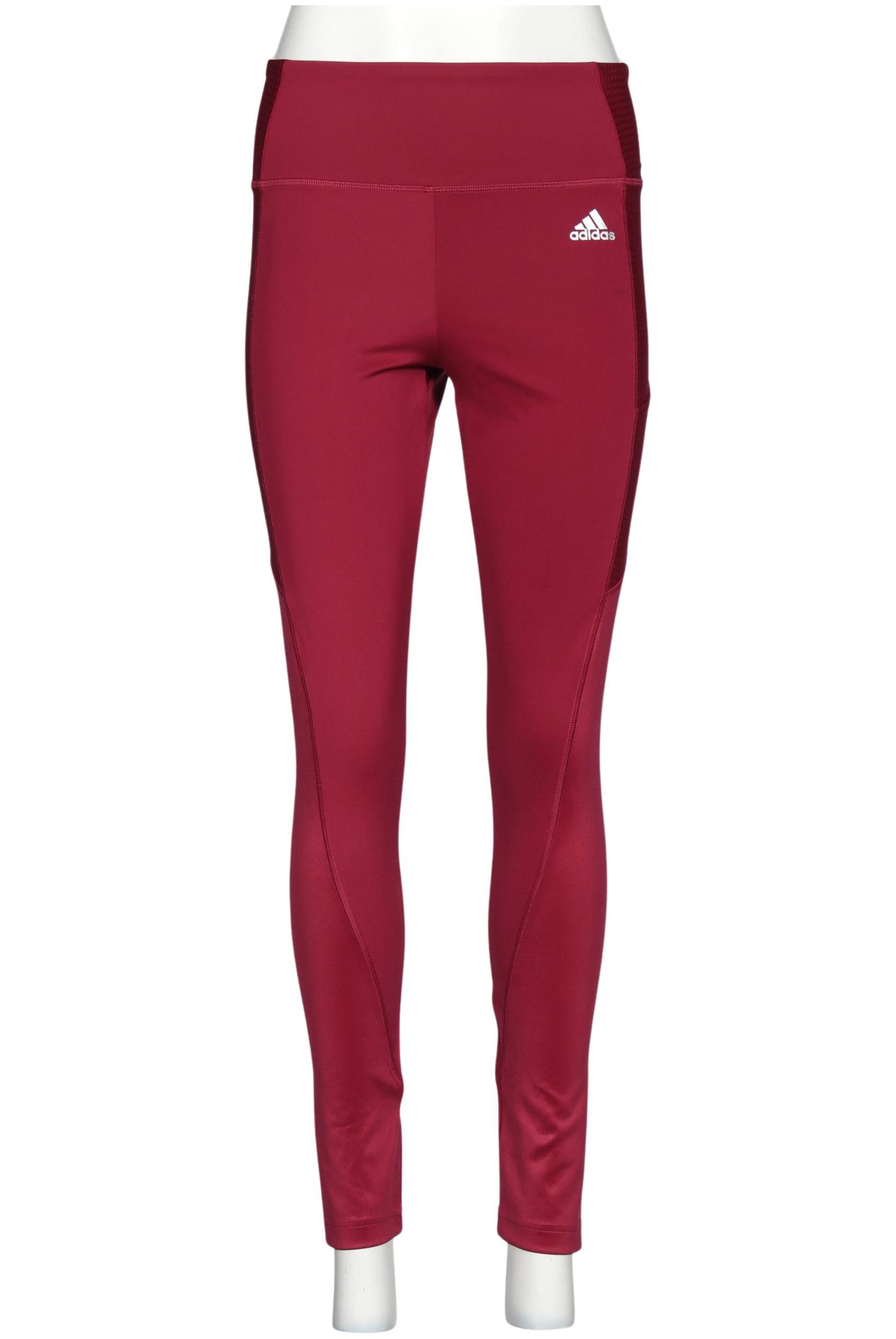 

adidas Damen Stoffhose, rot, Gr. 0