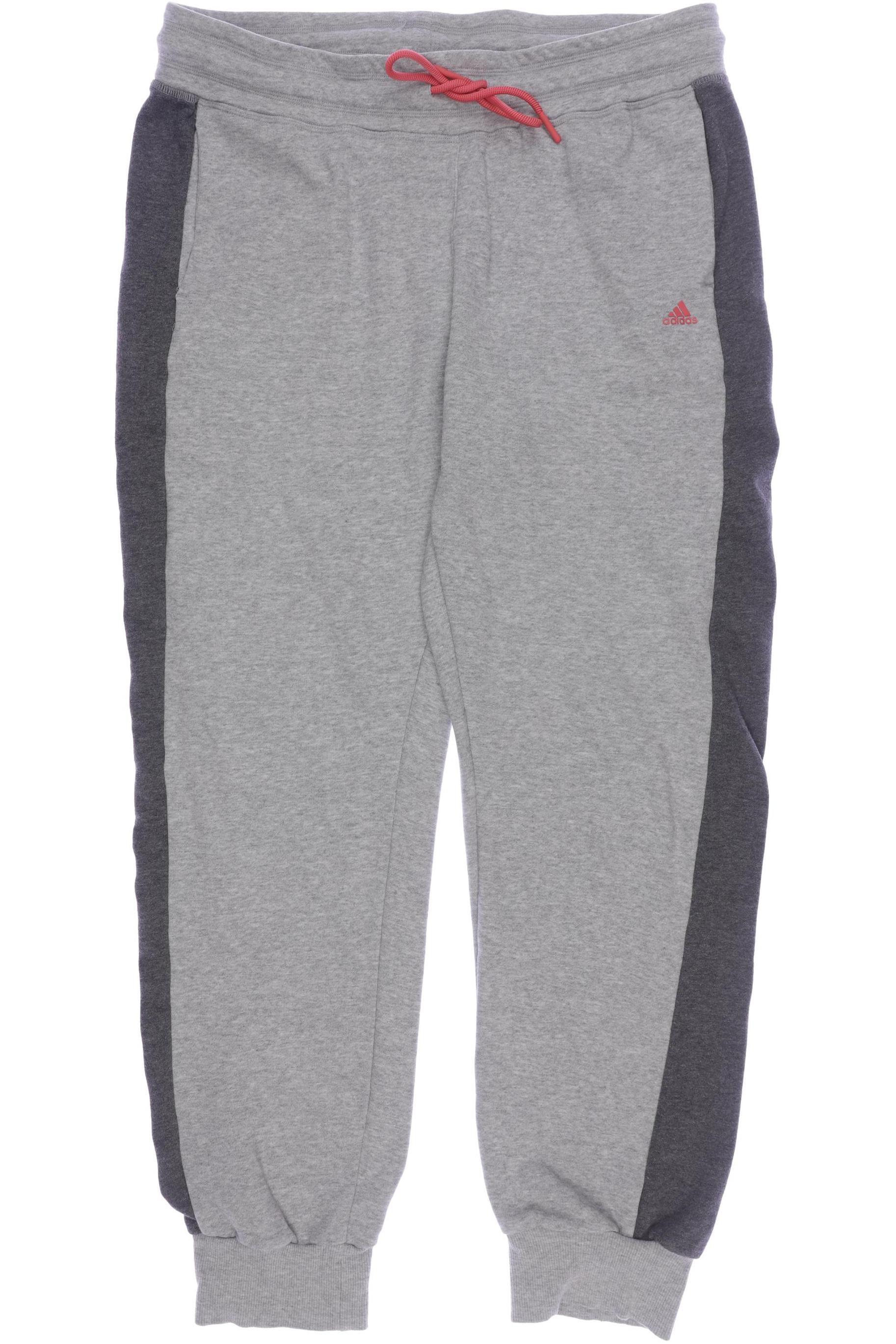 

adidas Damen Stoffhose, grau, Gr. 0