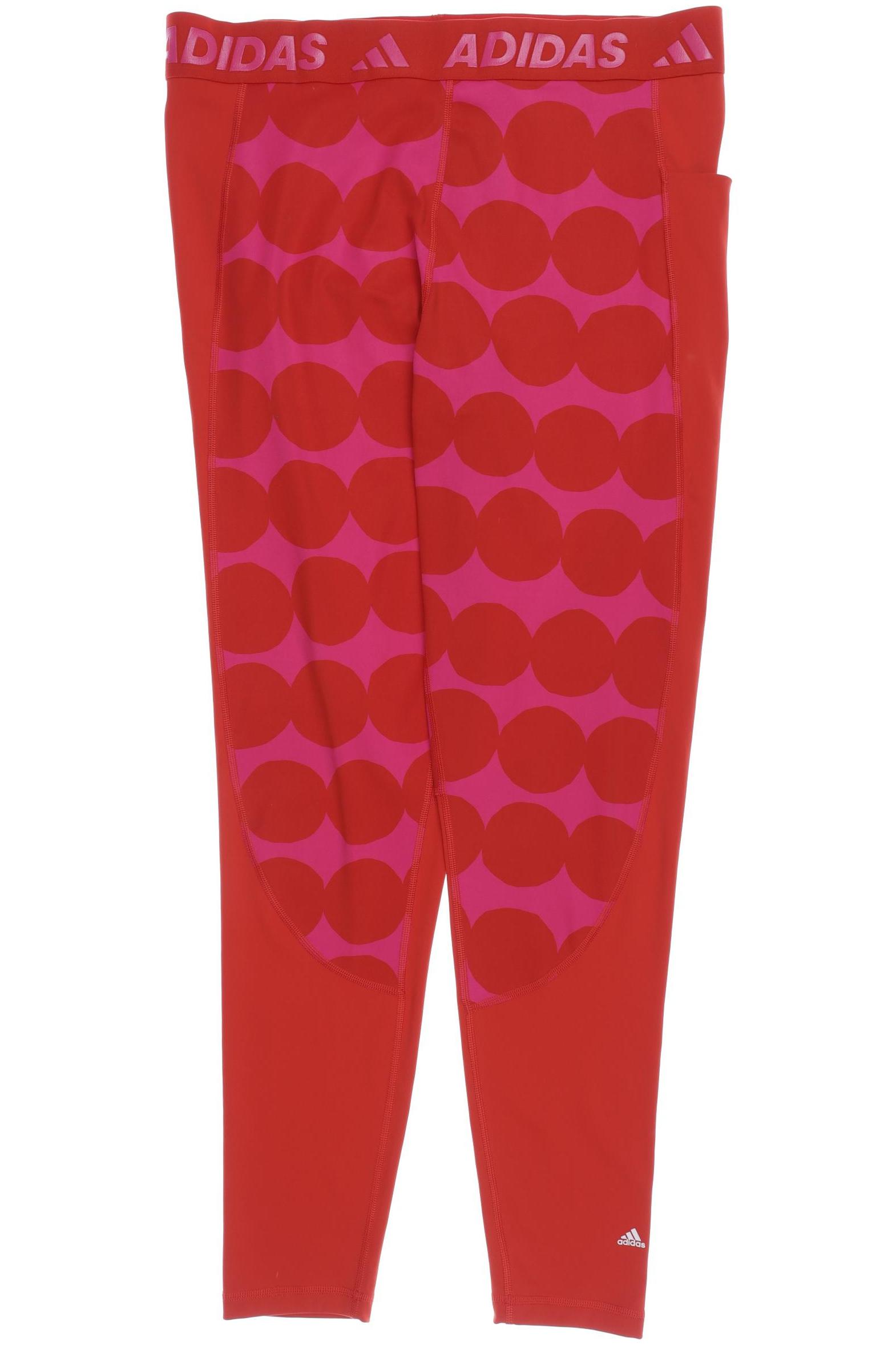 

adidas Damen Stoffhose, rot, Gr. 44