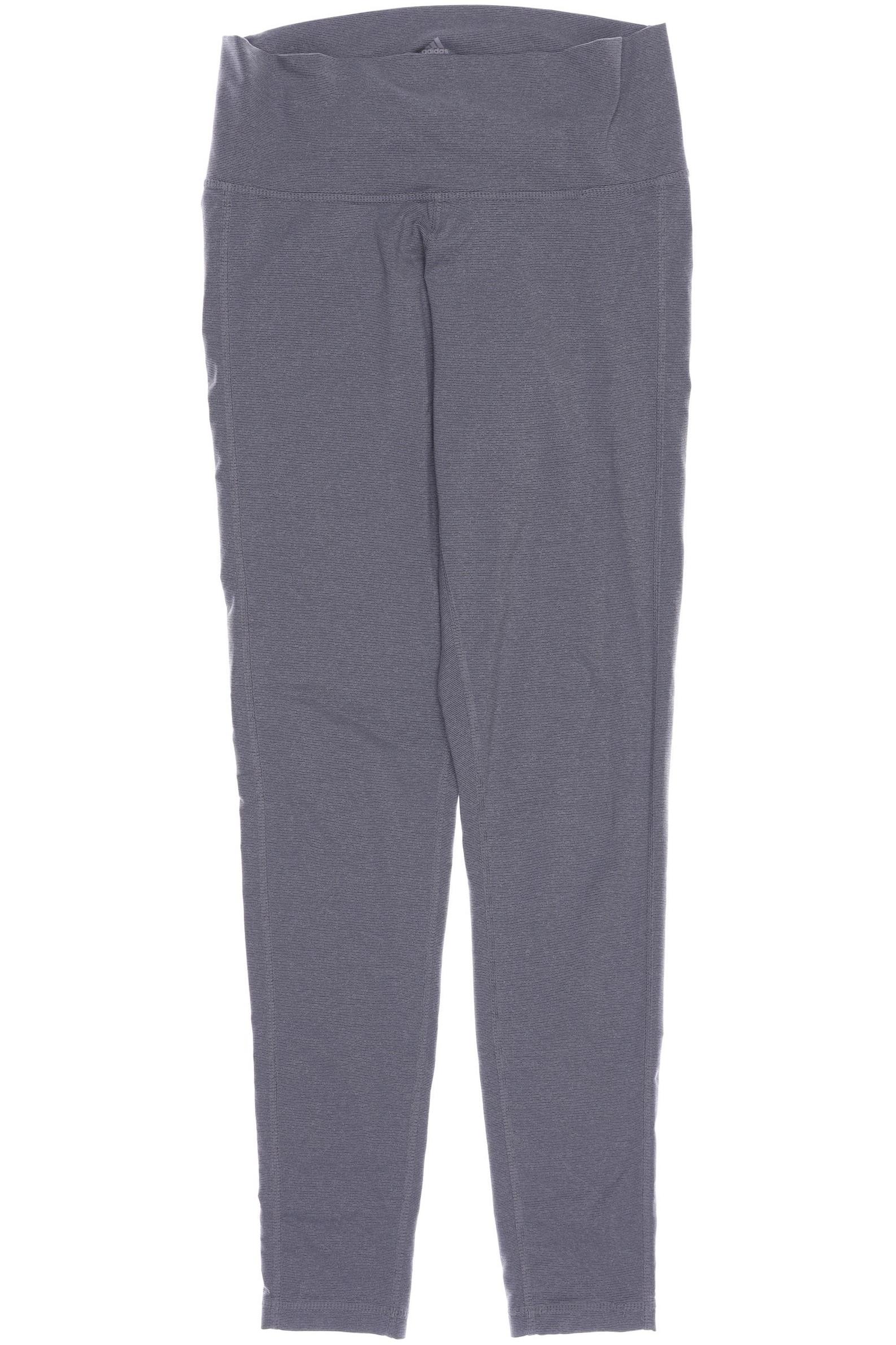 

adidas Damen Stoffhose, grau, Gr. 34