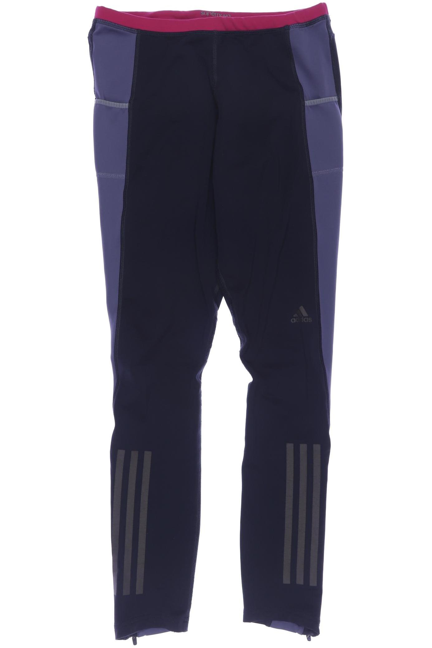 

adidas Damen Stoffhose, marineblau, Gr. 0