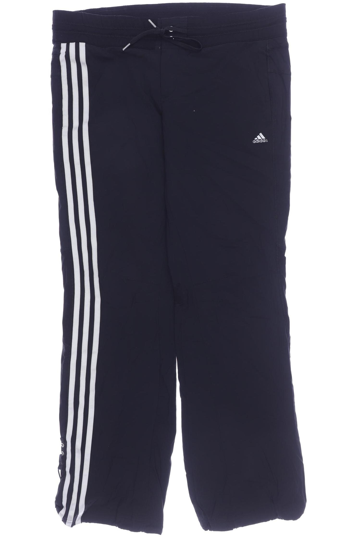 

adidas Damen Stoffhose, schwarz, Gr. 38