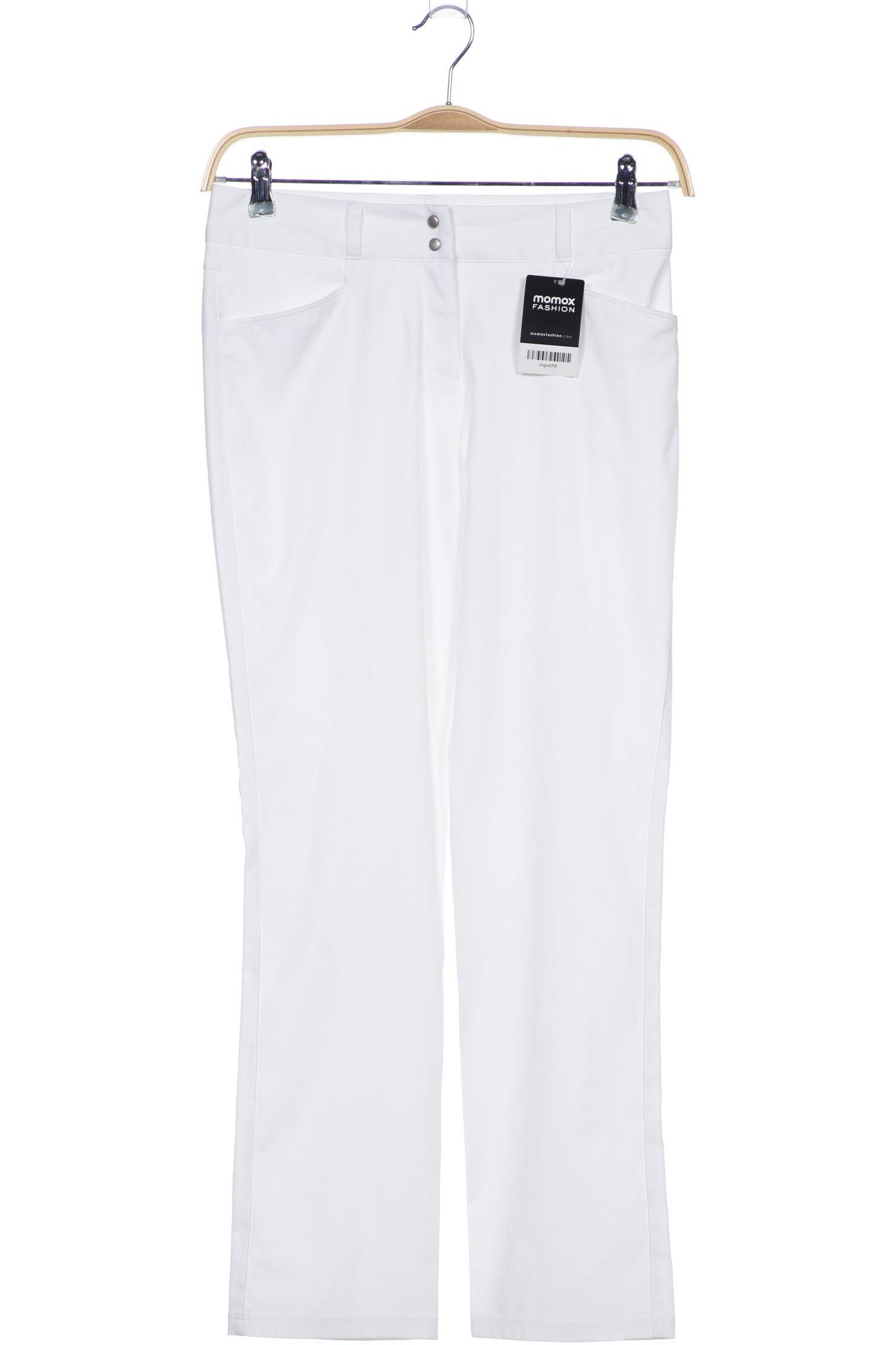 

adidas Damen Stoffhose, weiß, Gr. 30