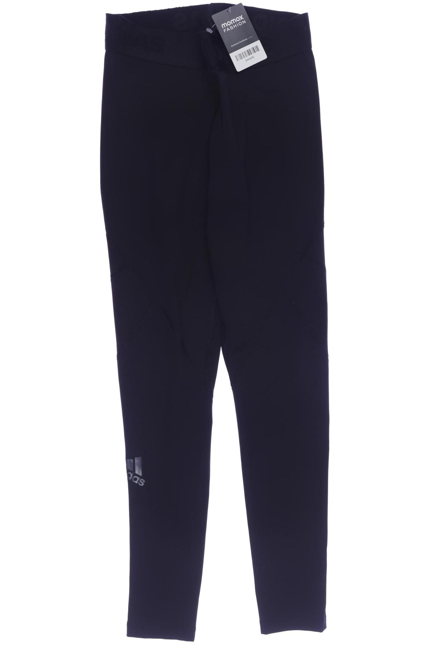 

adidas Damen Stoffhose, schwarz, Gr. 0