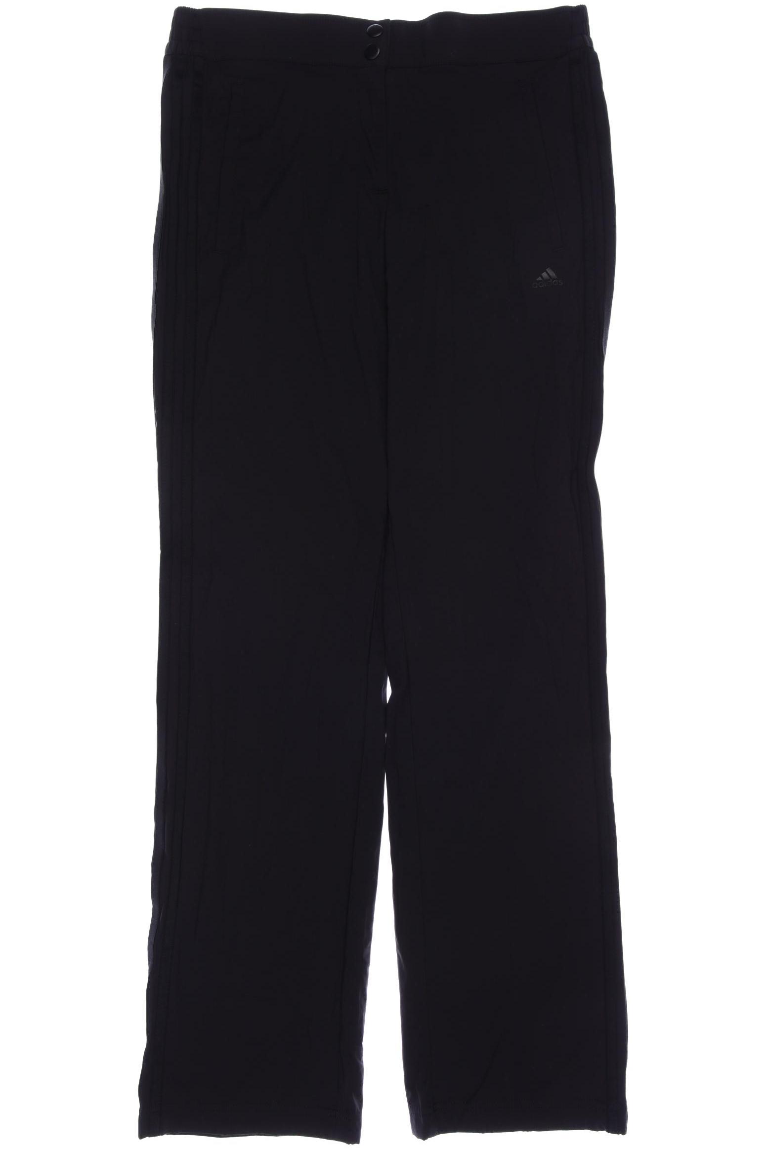 

adidas Damen Stoffhose, schwarz, Gr. 38