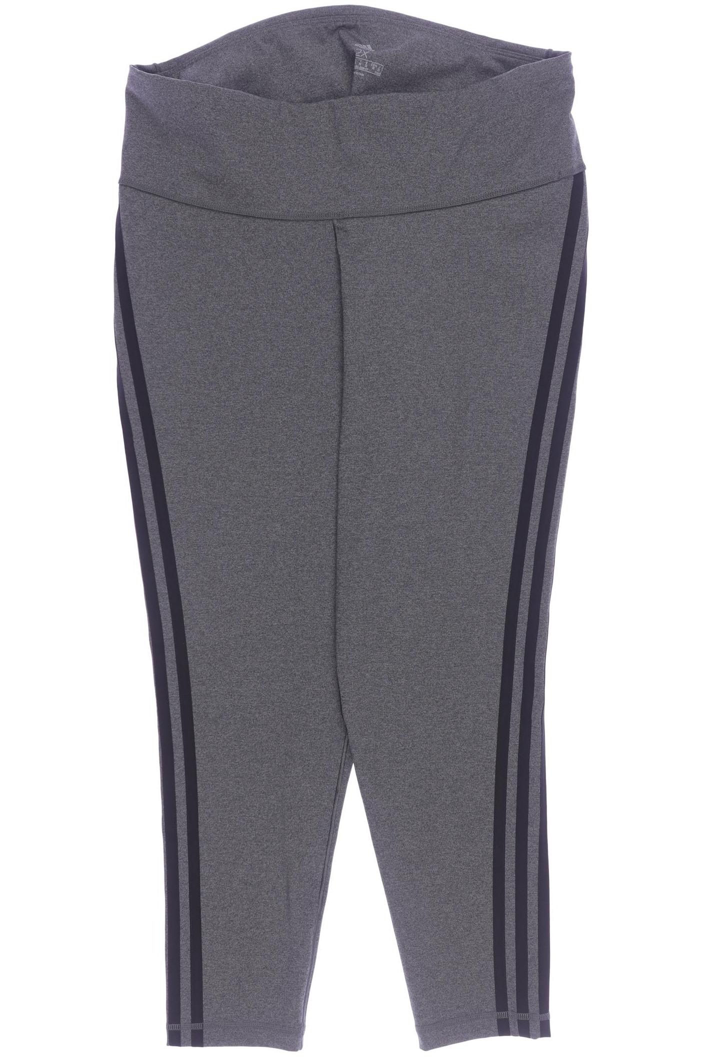 

adidas Damen Stoffhose, grau, Gr. 50