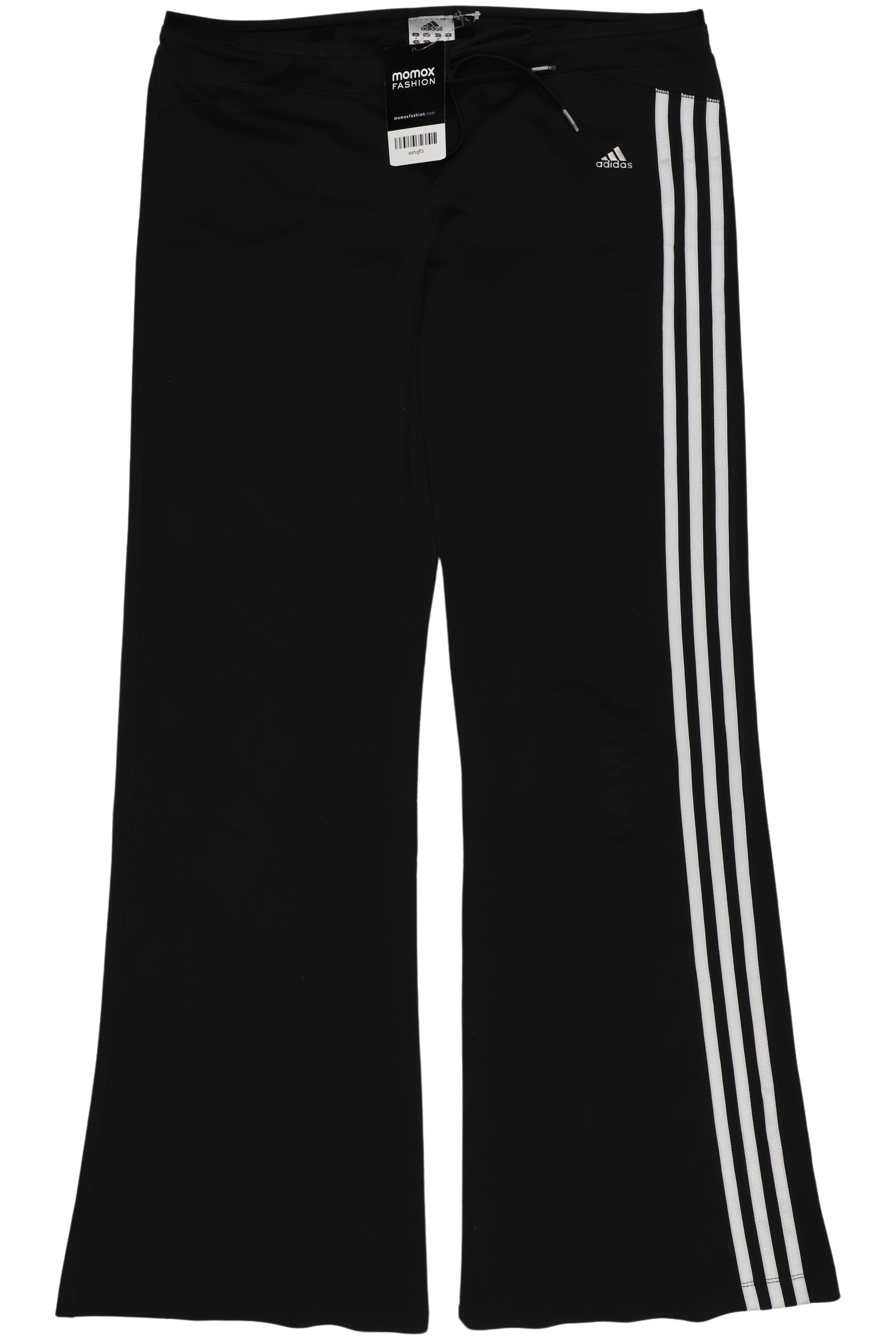 

adidas Damen Stoffhose, schwarz, Gr. 42