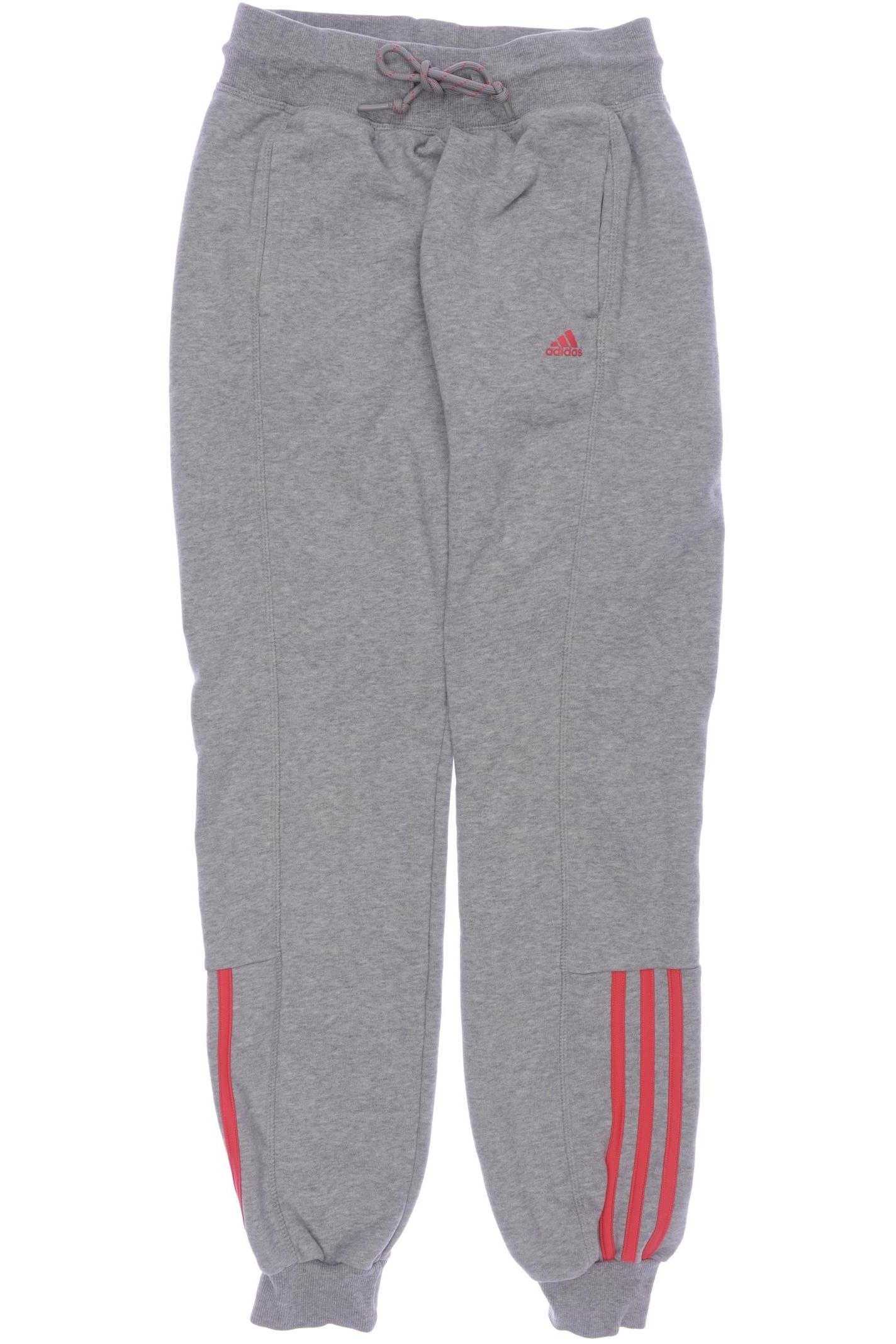 

adidas Damen Stoffhose, grau, Gr. 0