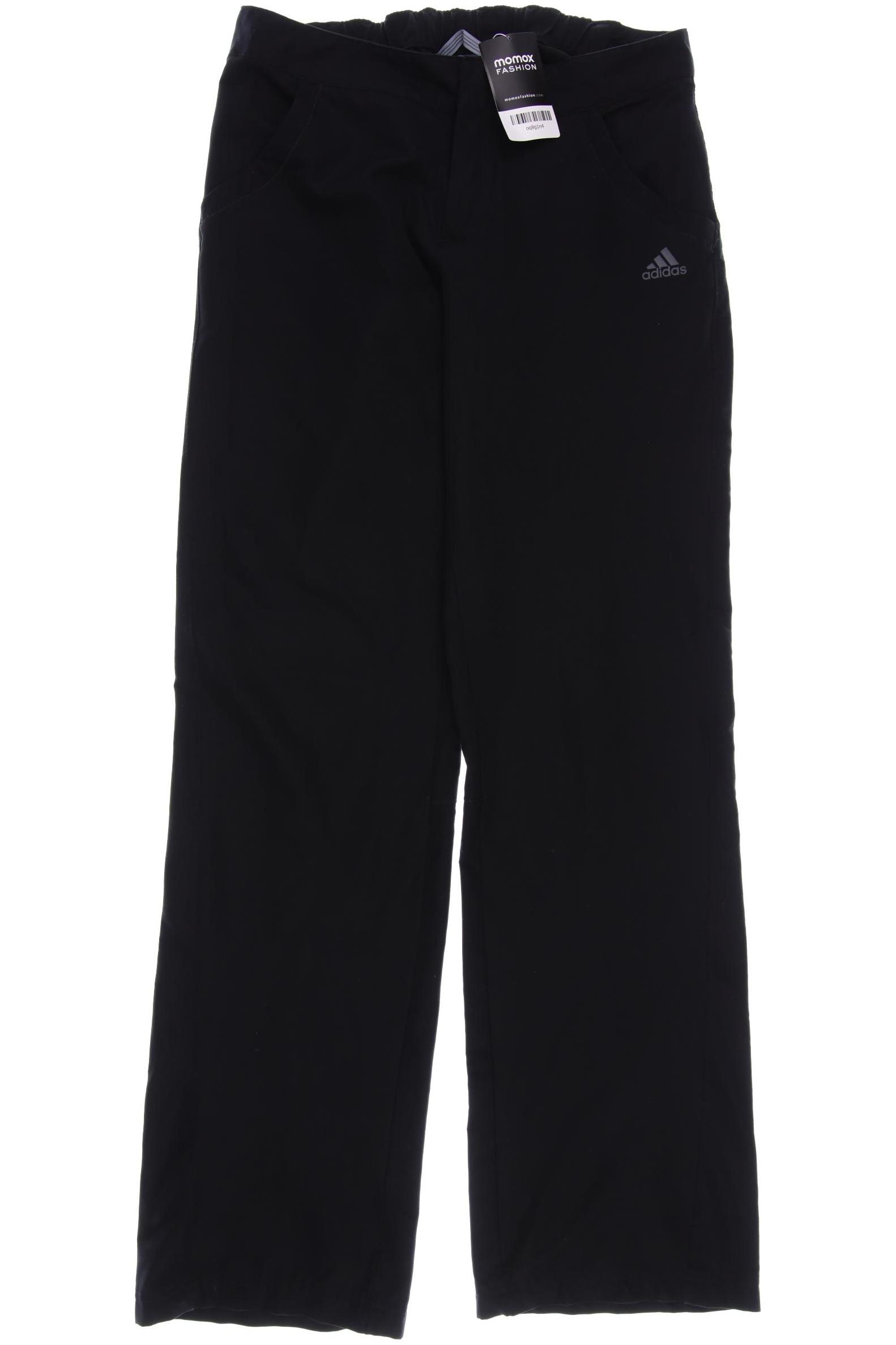 

adidas Damen Stoffhose, schwarz, Gr. 38