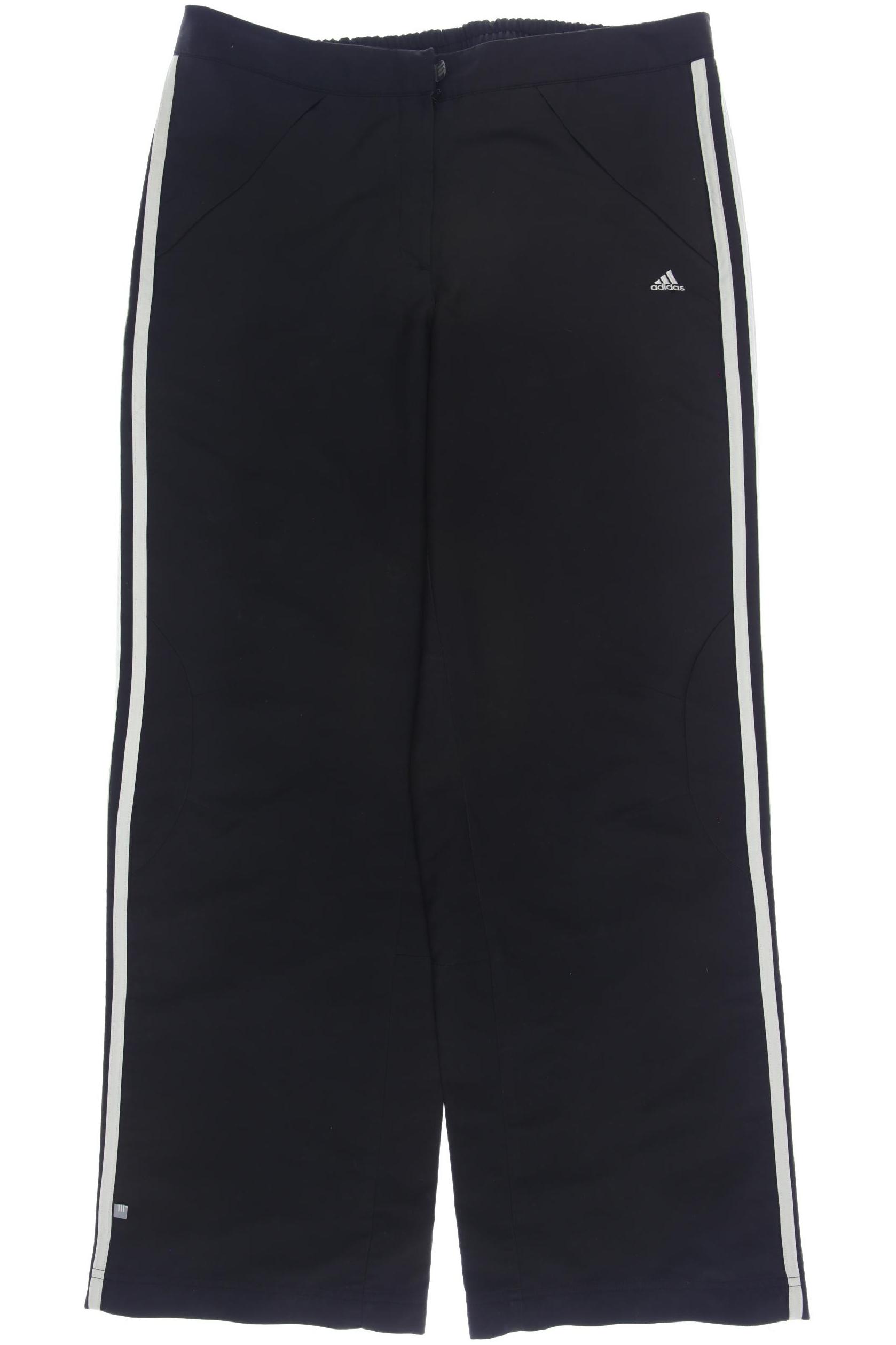 

adidas Damen Stoffhose, schwarz, Gr. 40