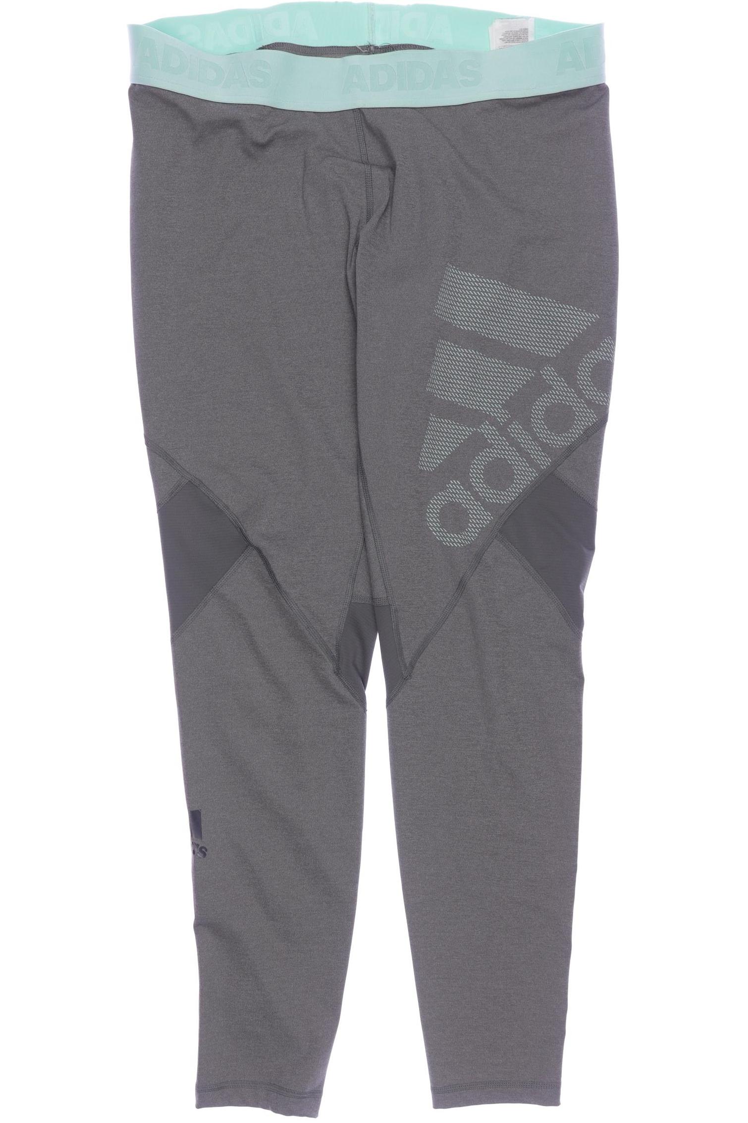 

adidas Damen Stoffhose, grau, Gr. 0