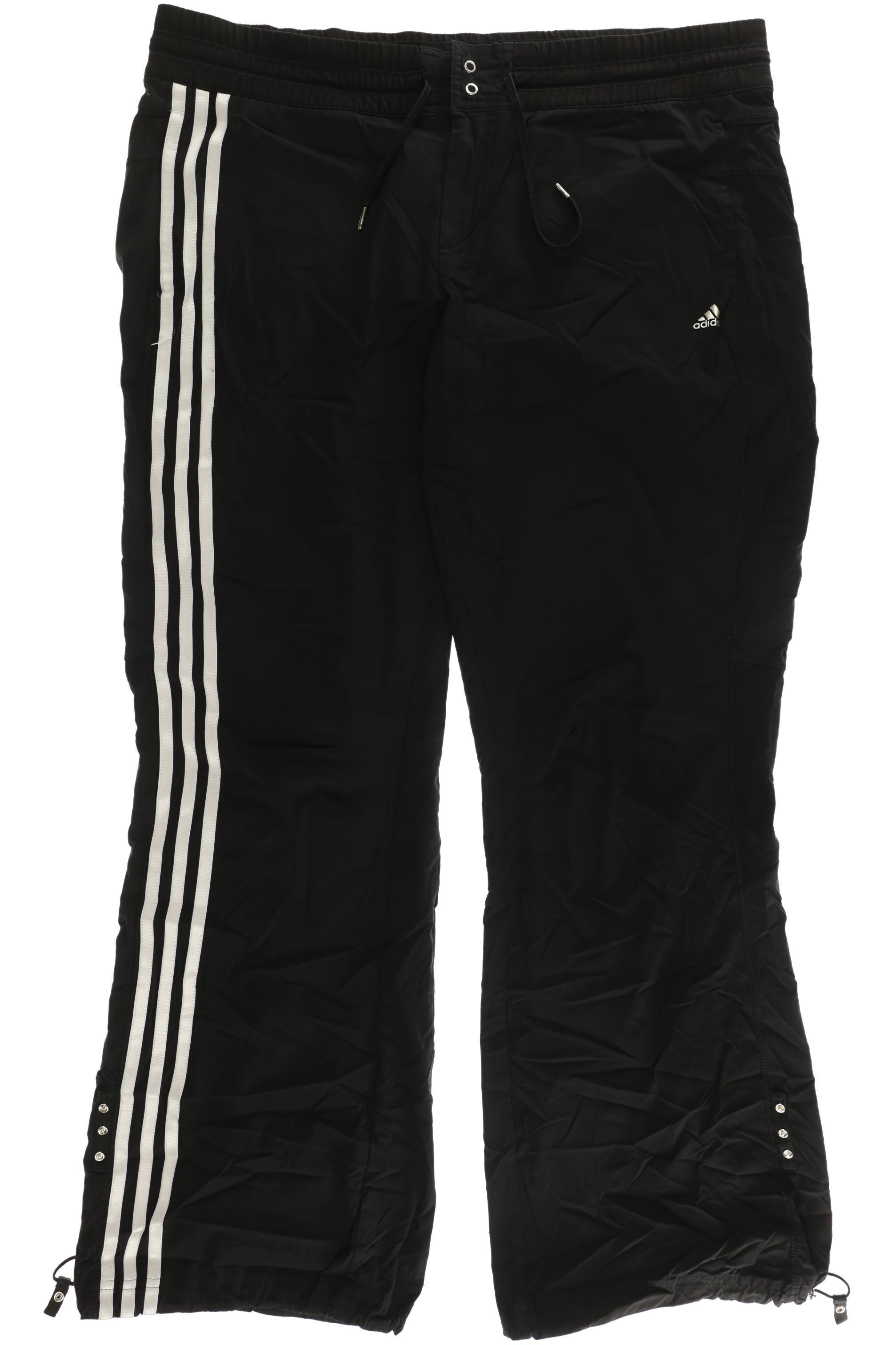 

adidas Damen Stoffhose, schwarz, Gr. 44
